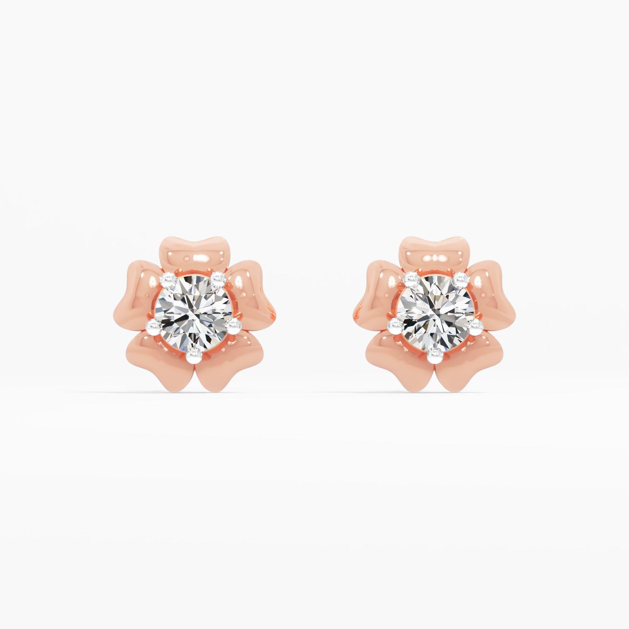 Sea Star Diamond Stud Earrings
