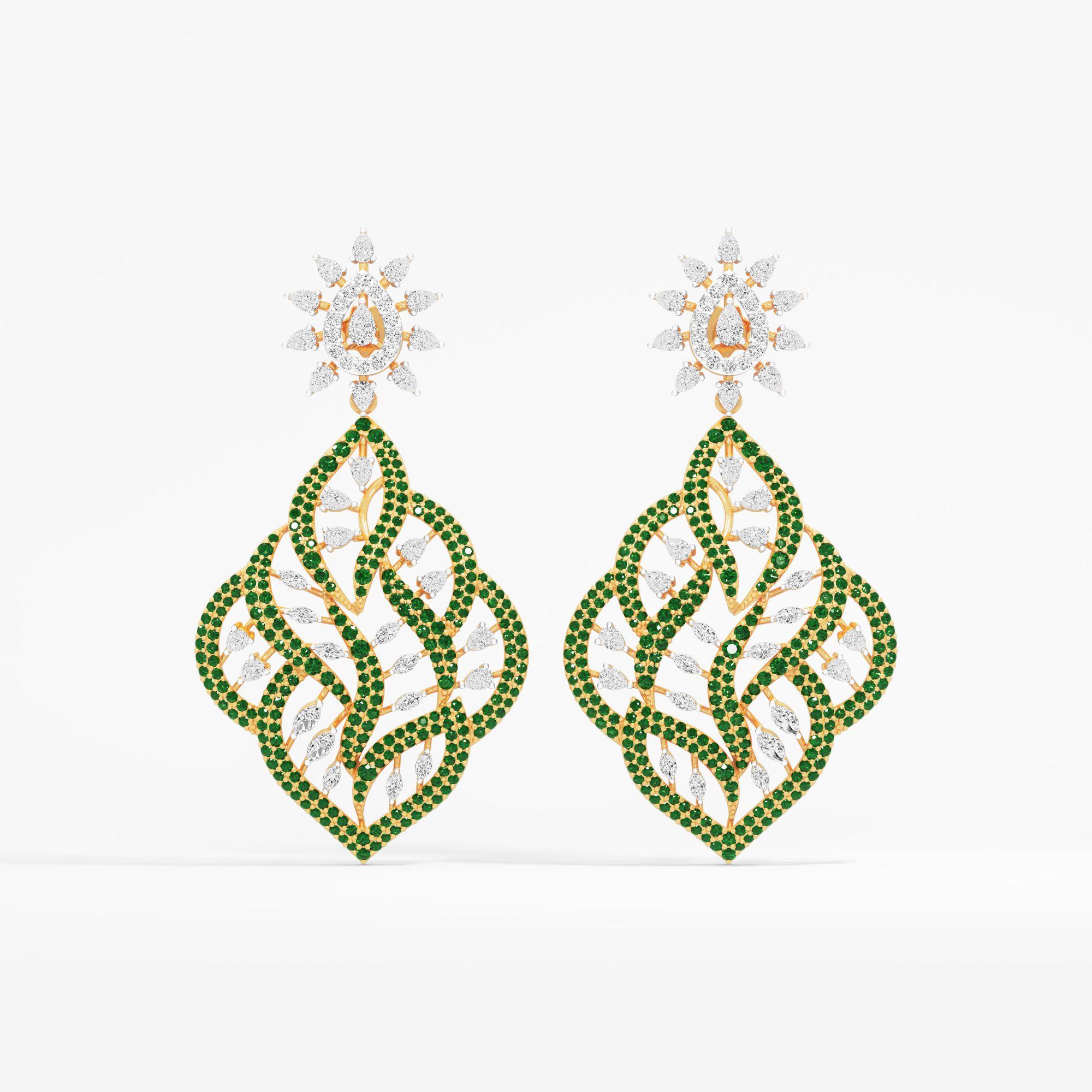 Astral Flora Dangle Earrings