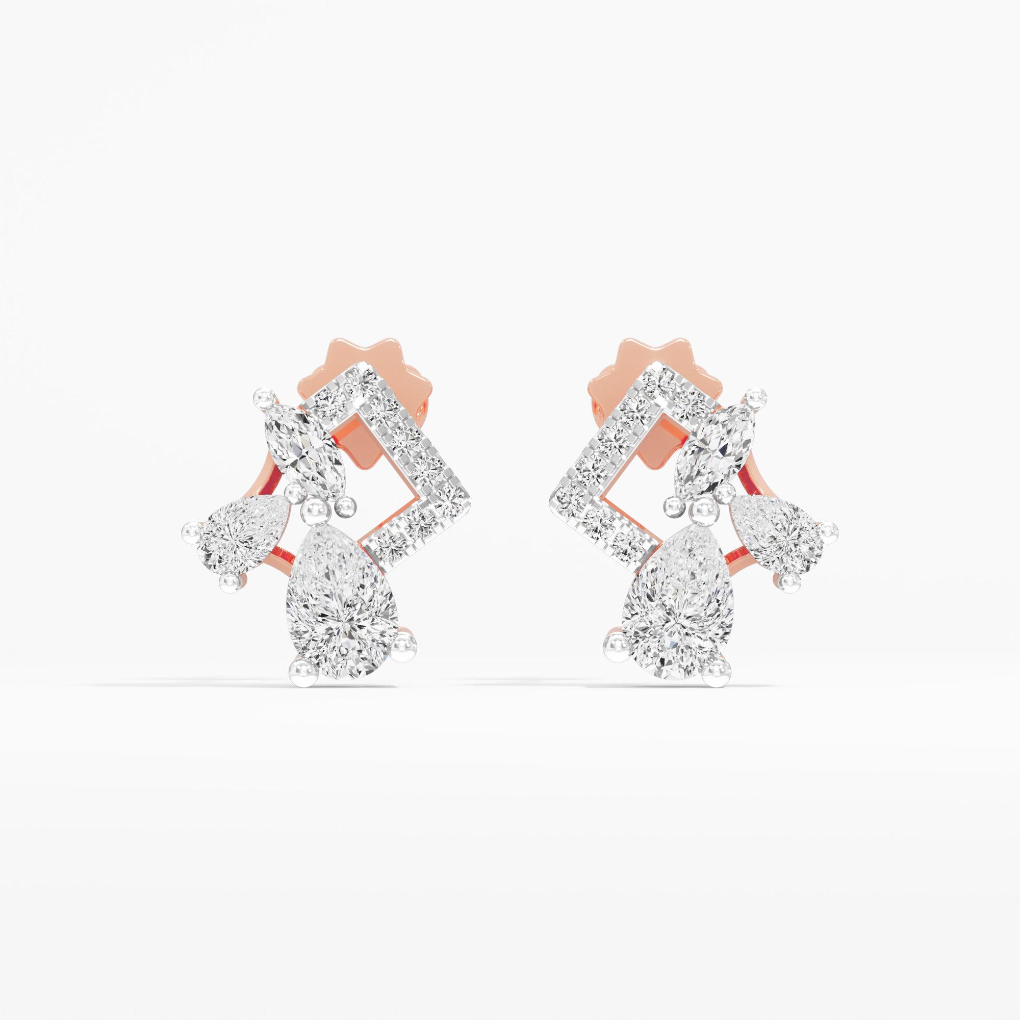 Radiant Bloom Stud Earrings