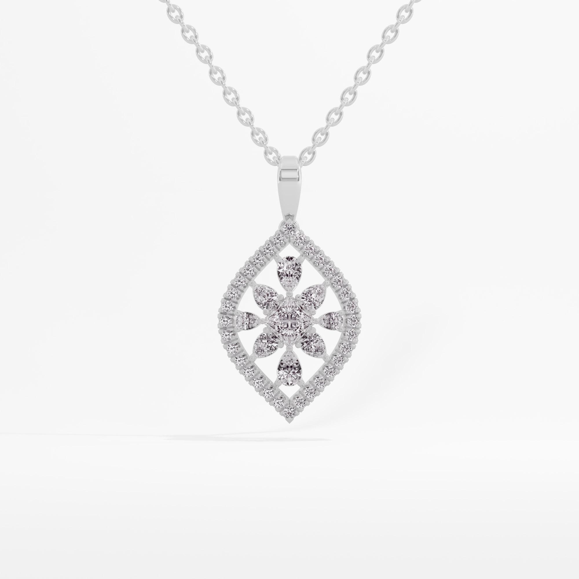 Cosmic Glow Solitaire Pendant