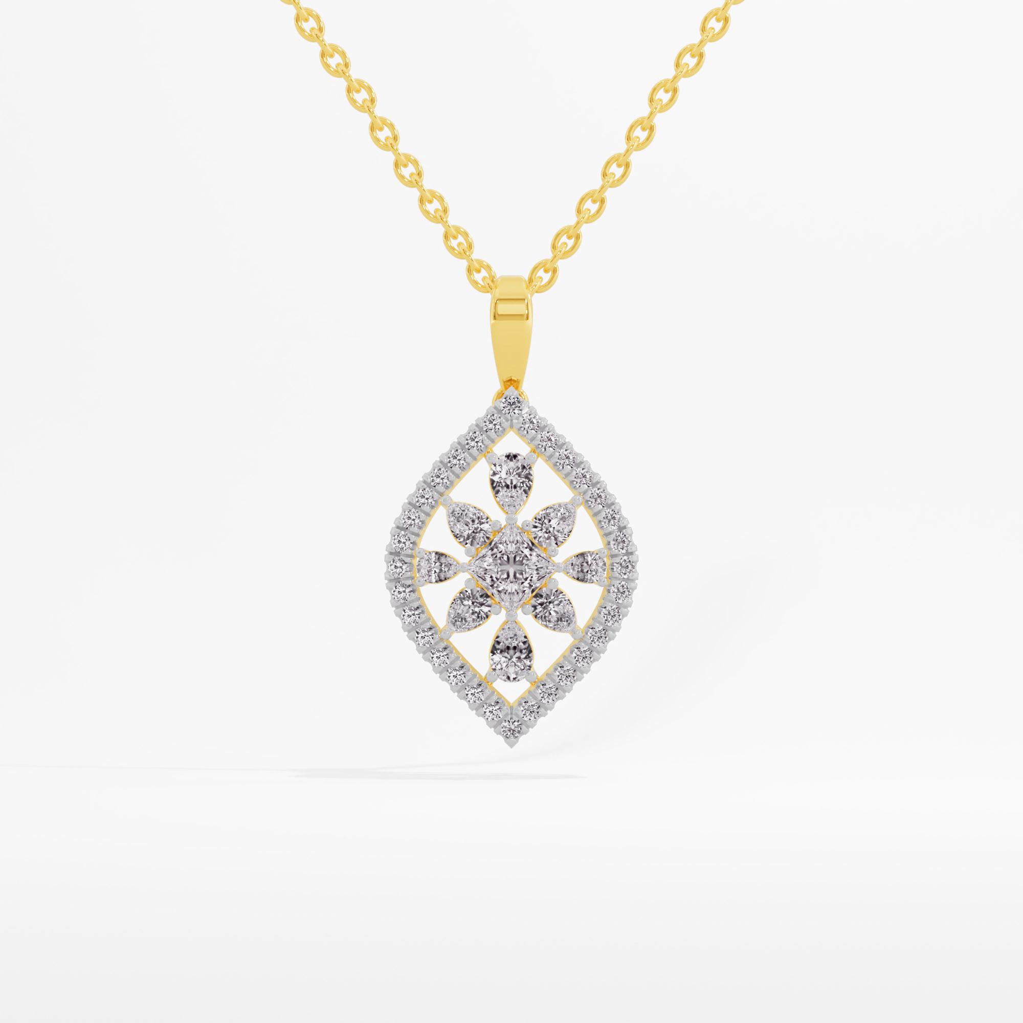 Cosmic Glow Solitaire Pendant