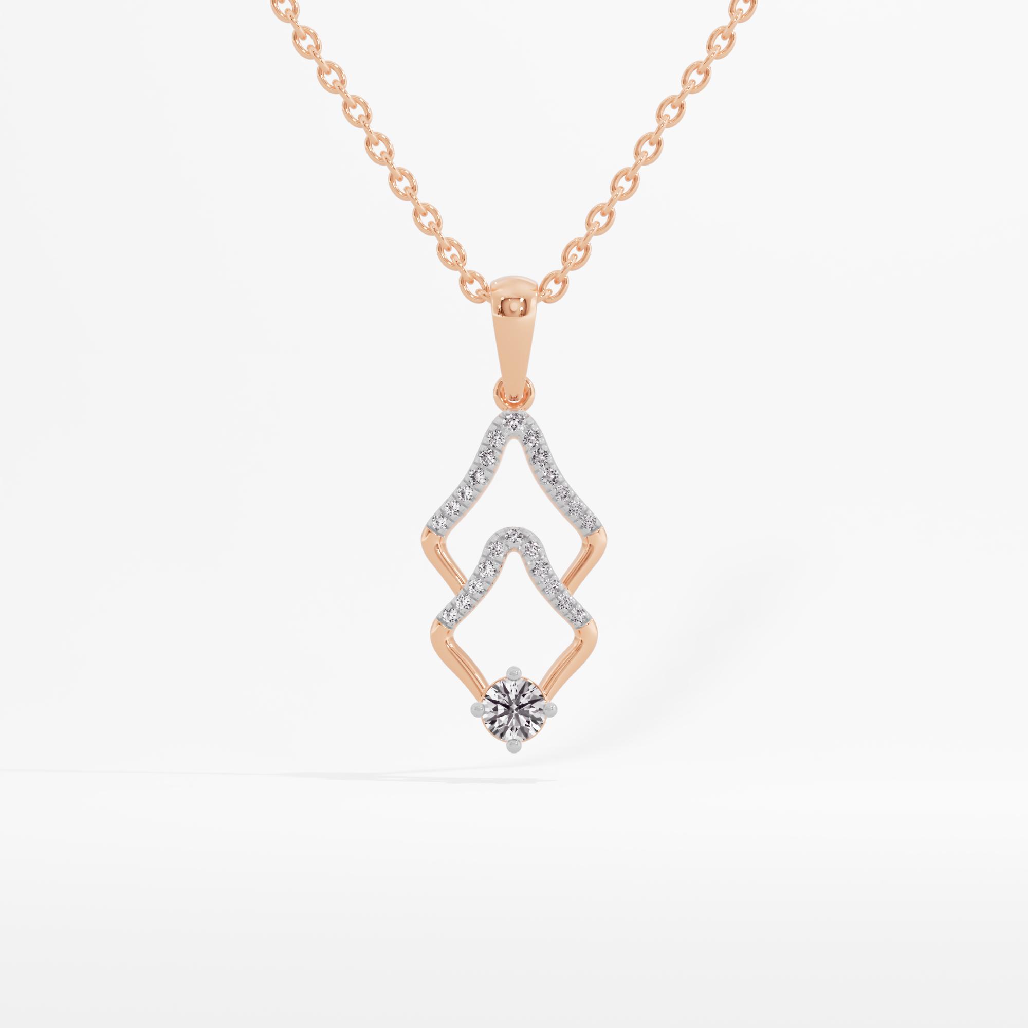 Aesthetic Allure Solitaire Pendant