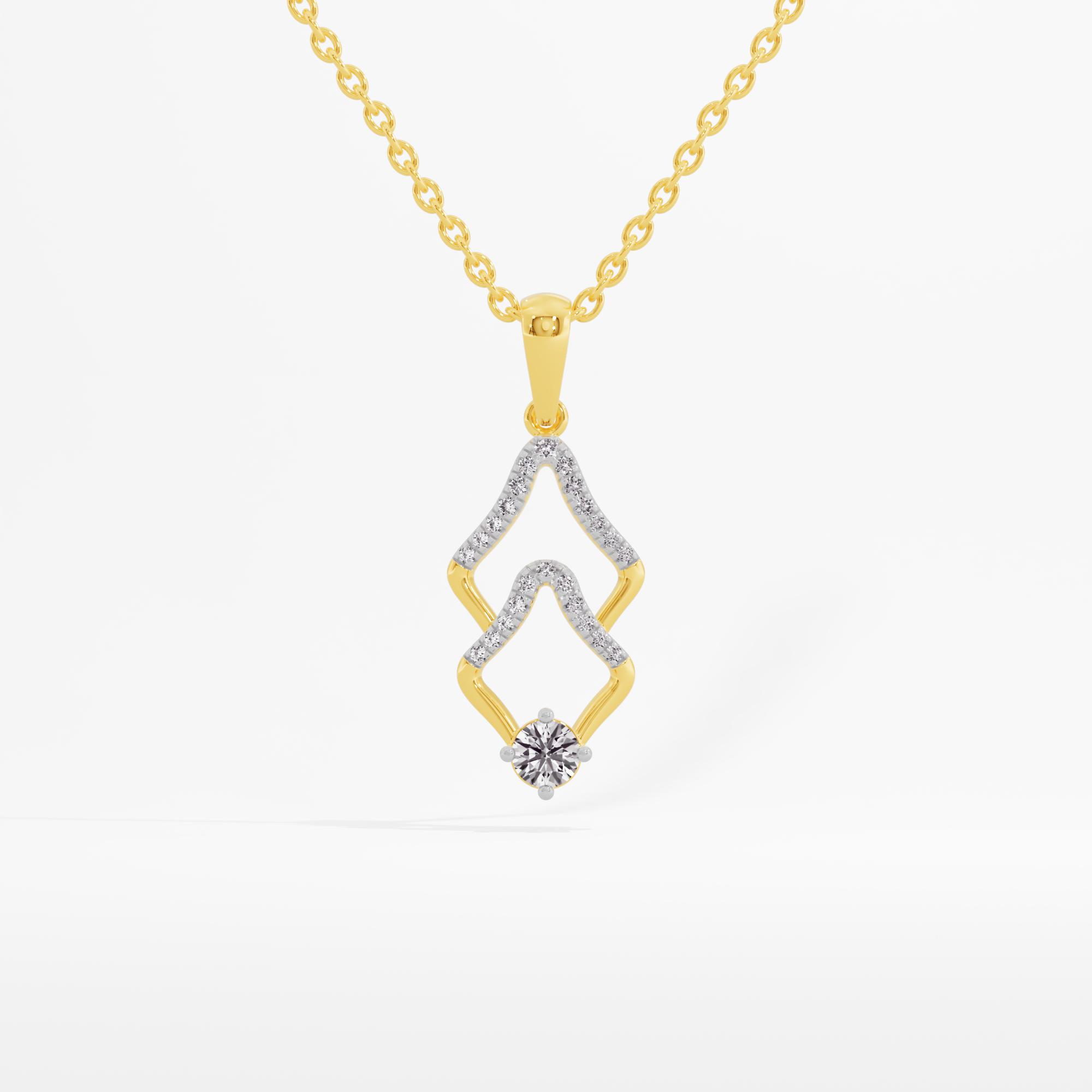Aesthetic Allure Solitaire Pendant