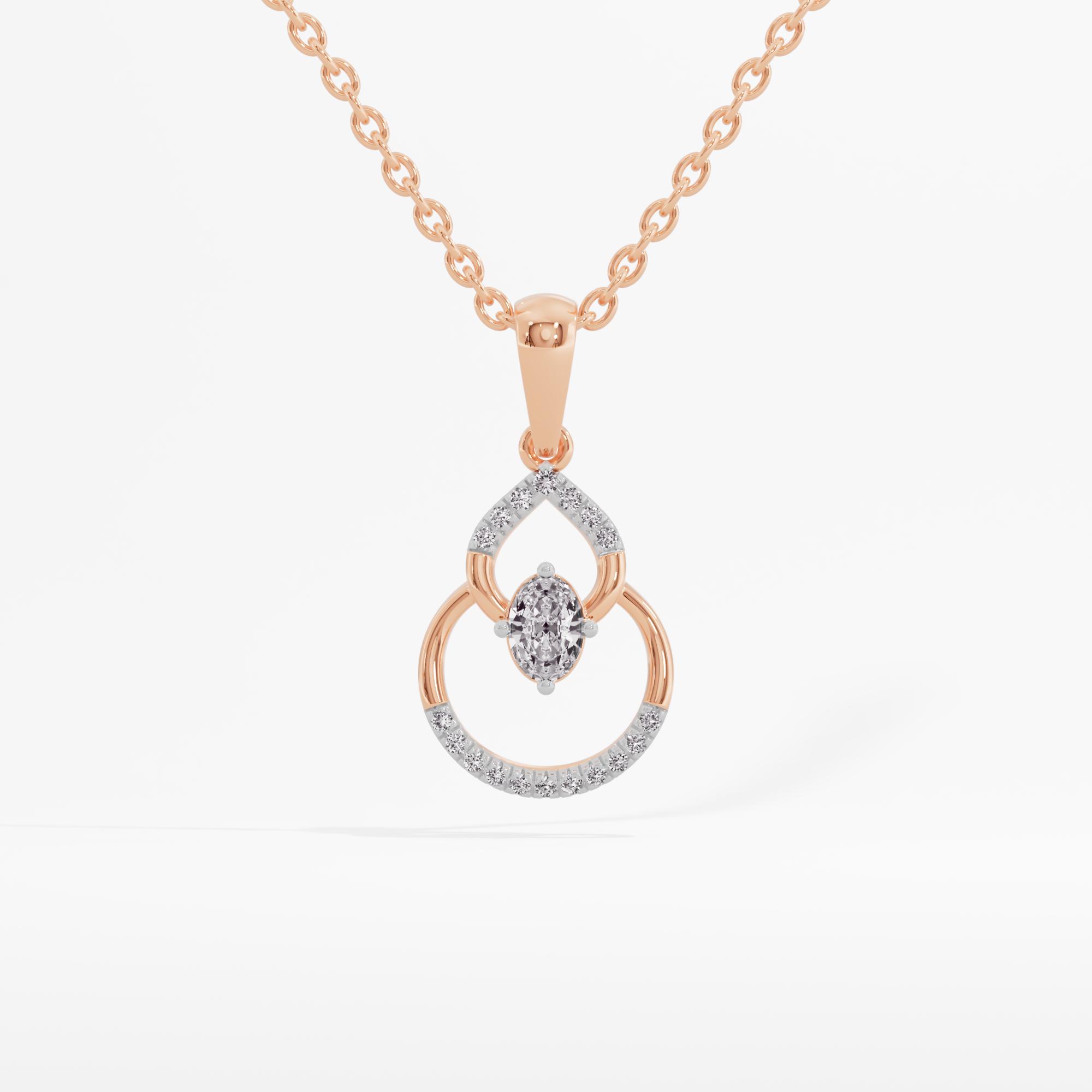 Ethereal Elegance Solitaire Pendant