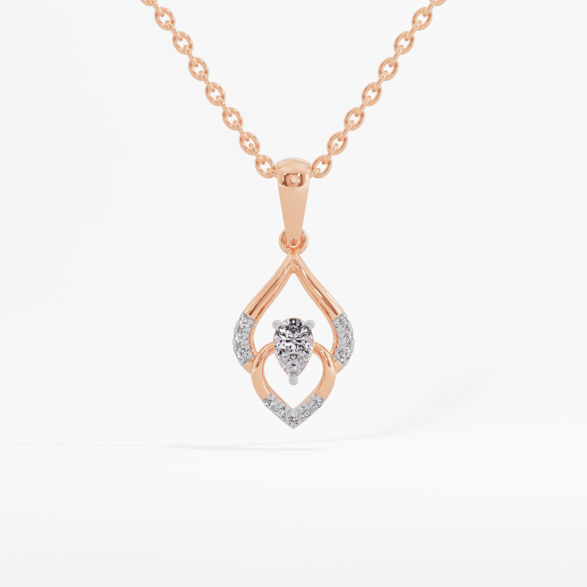 Swaying Star Solitaire Pendant