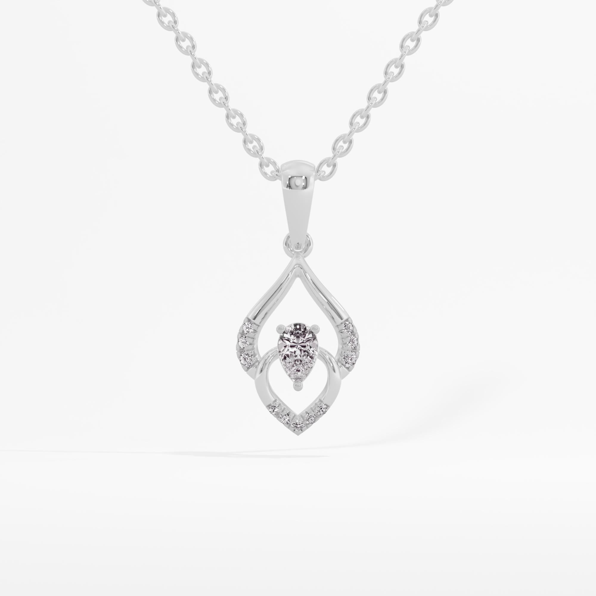 Swaying Star Solitaire Pendant