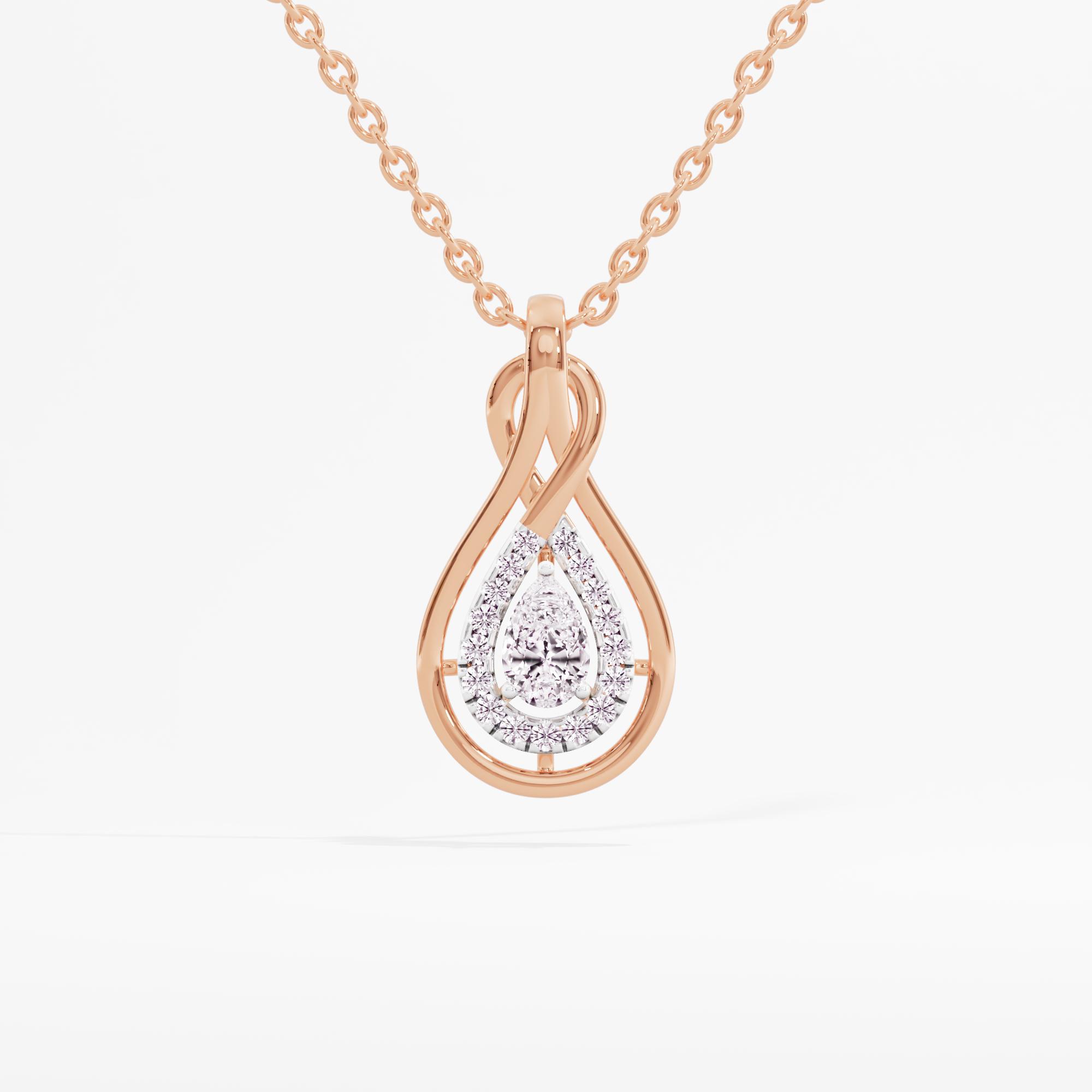 Graceful Air Solitaire Pendant