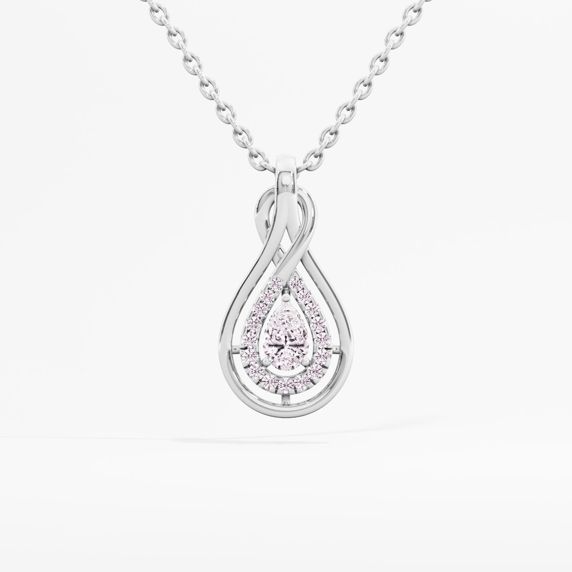Graceful Air Solitaire Pendant