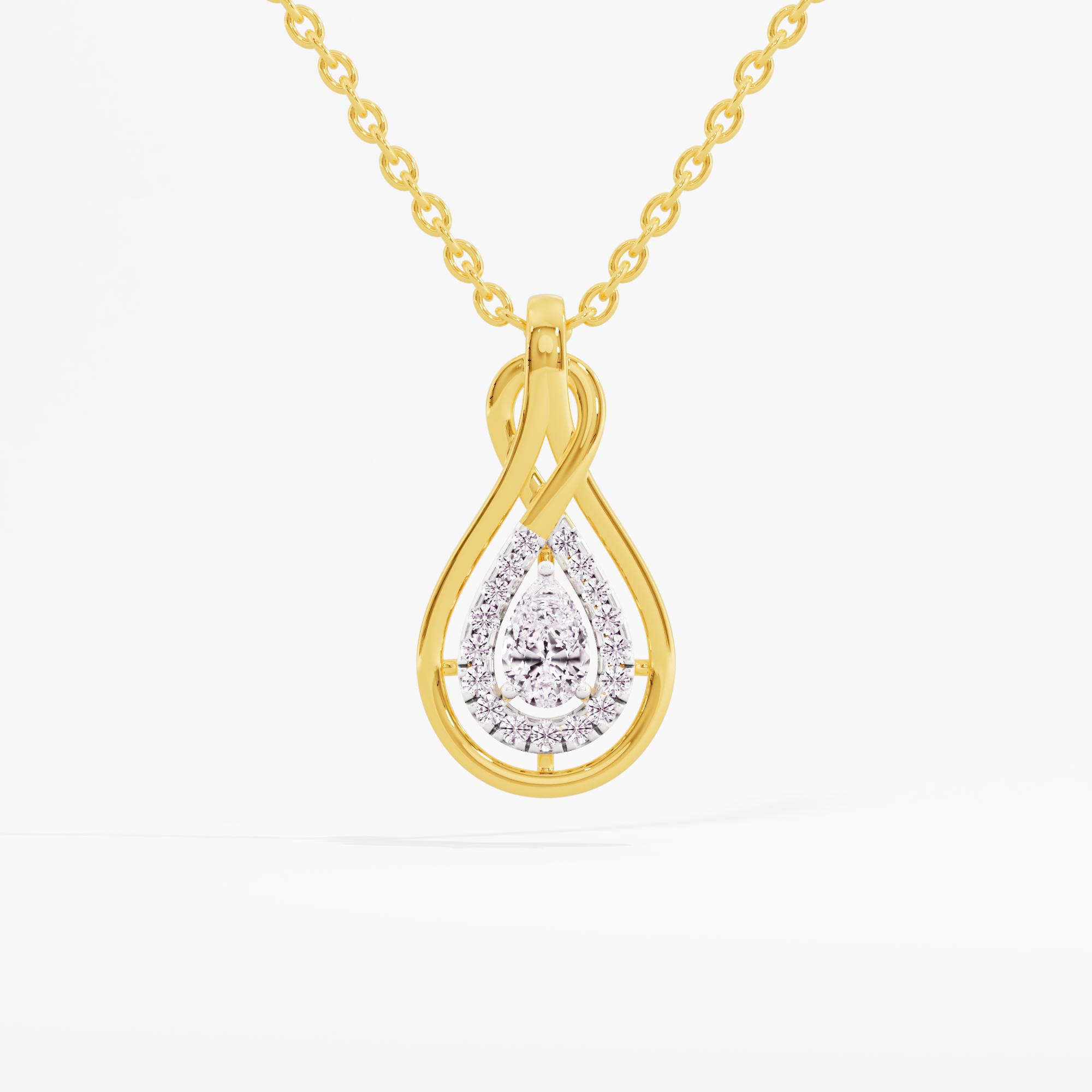 Graceful Air Solitaire Pendant