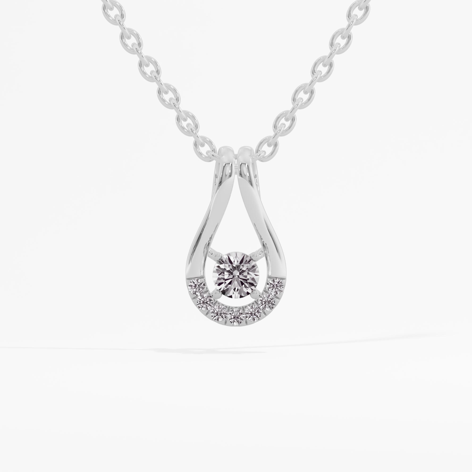 Amelia's Glow Solitaire Pendant