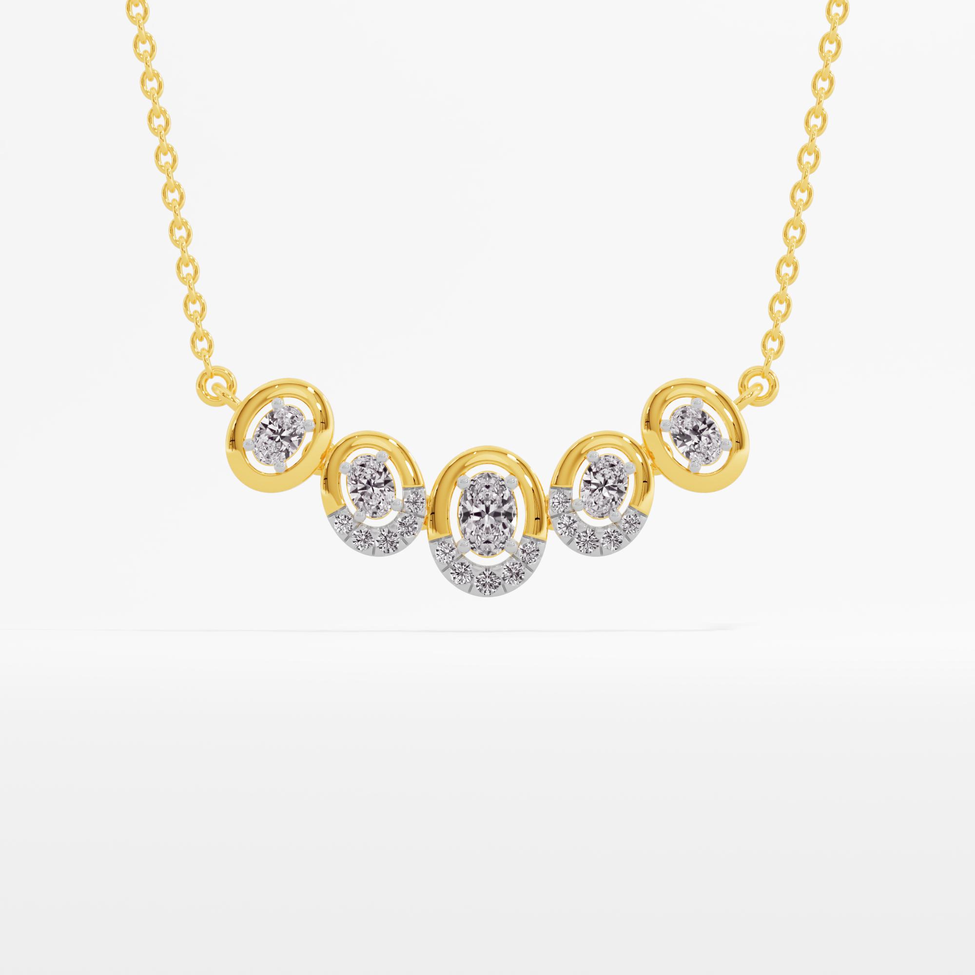 Eternal Radiance 5 Stone Mangalsutra