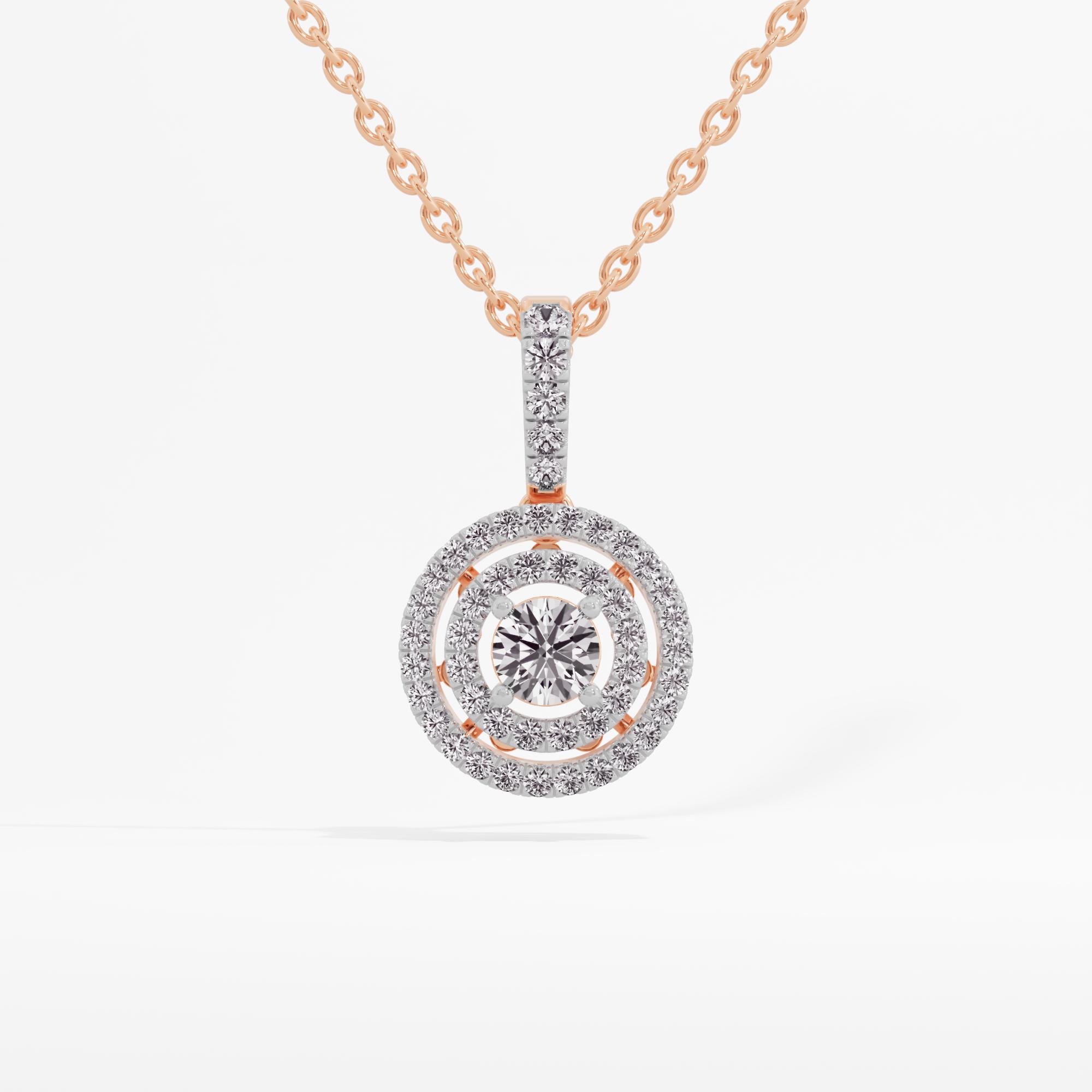 Stunning Allure Halo Pendant
