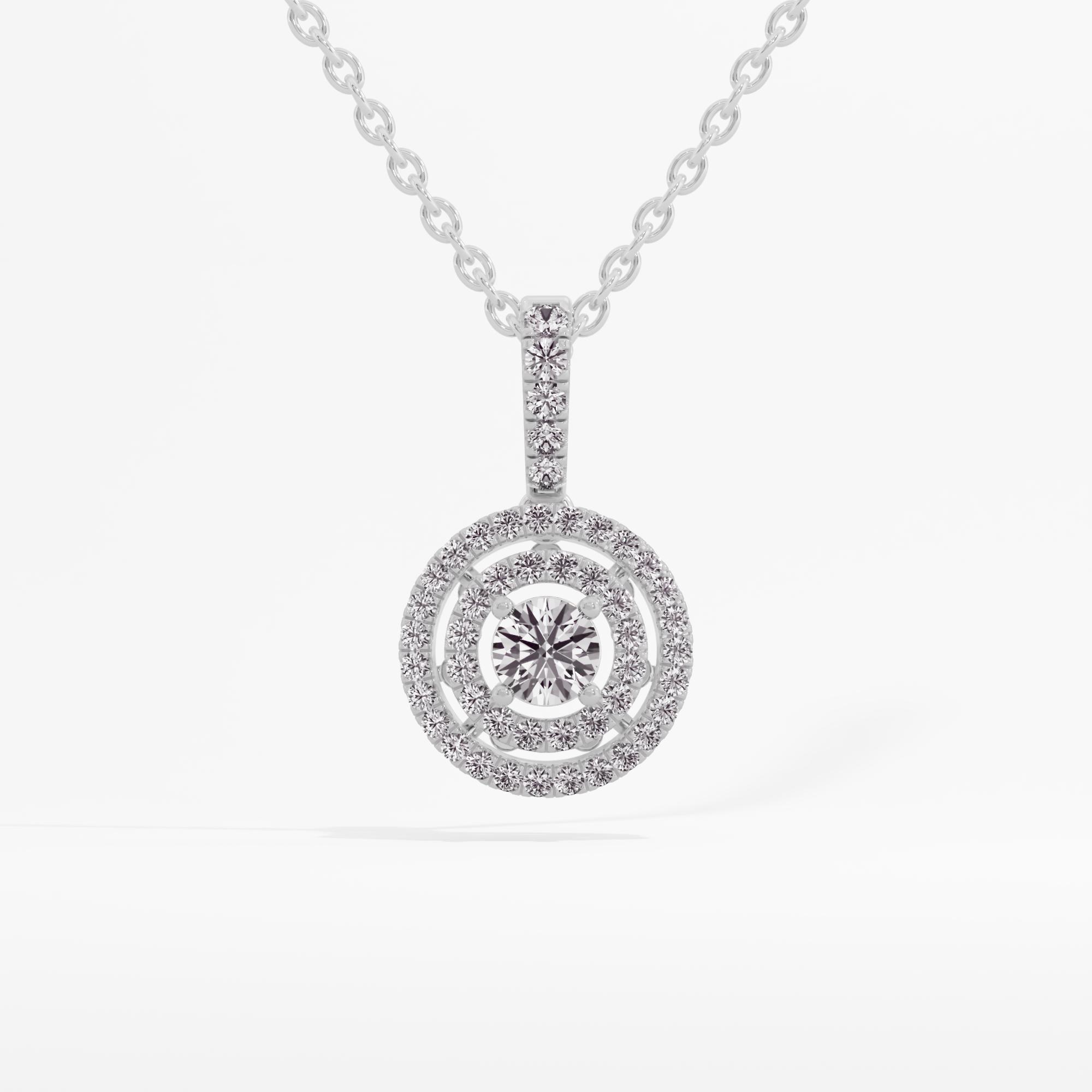 Stunning Allure Halo Pendant