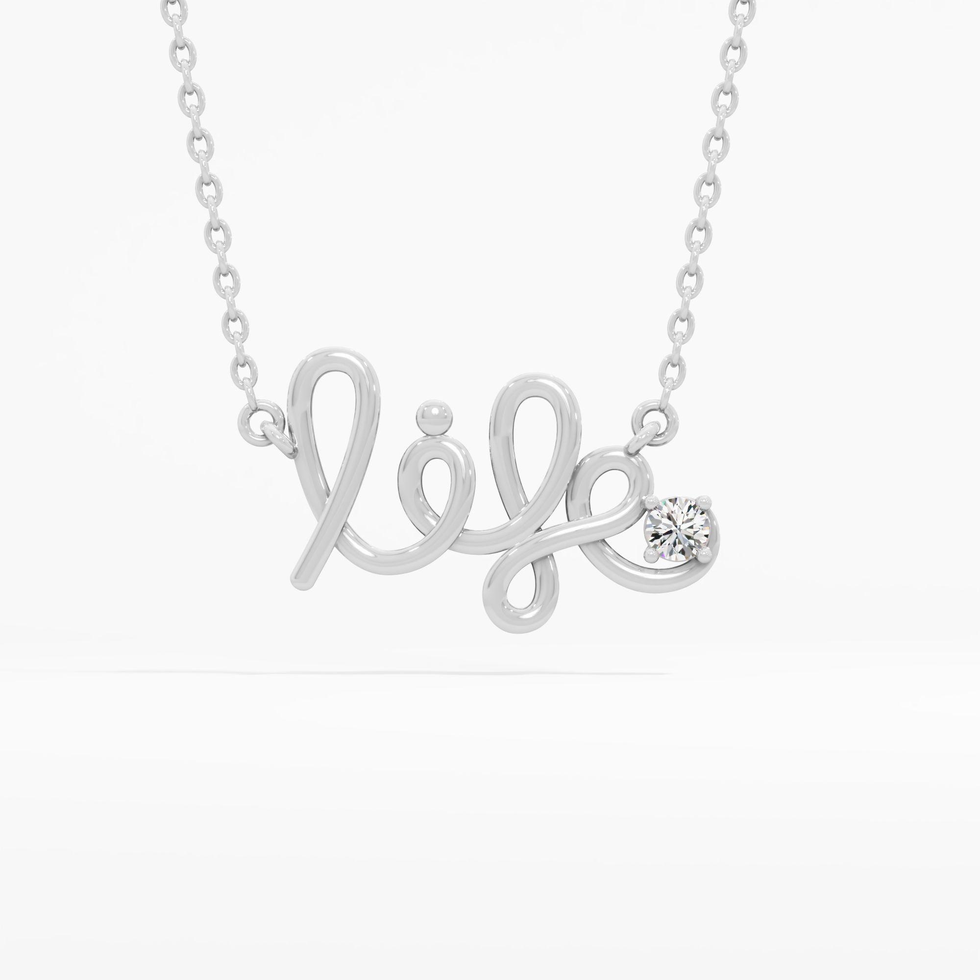 Your 'Life' Story Diamond Pendat