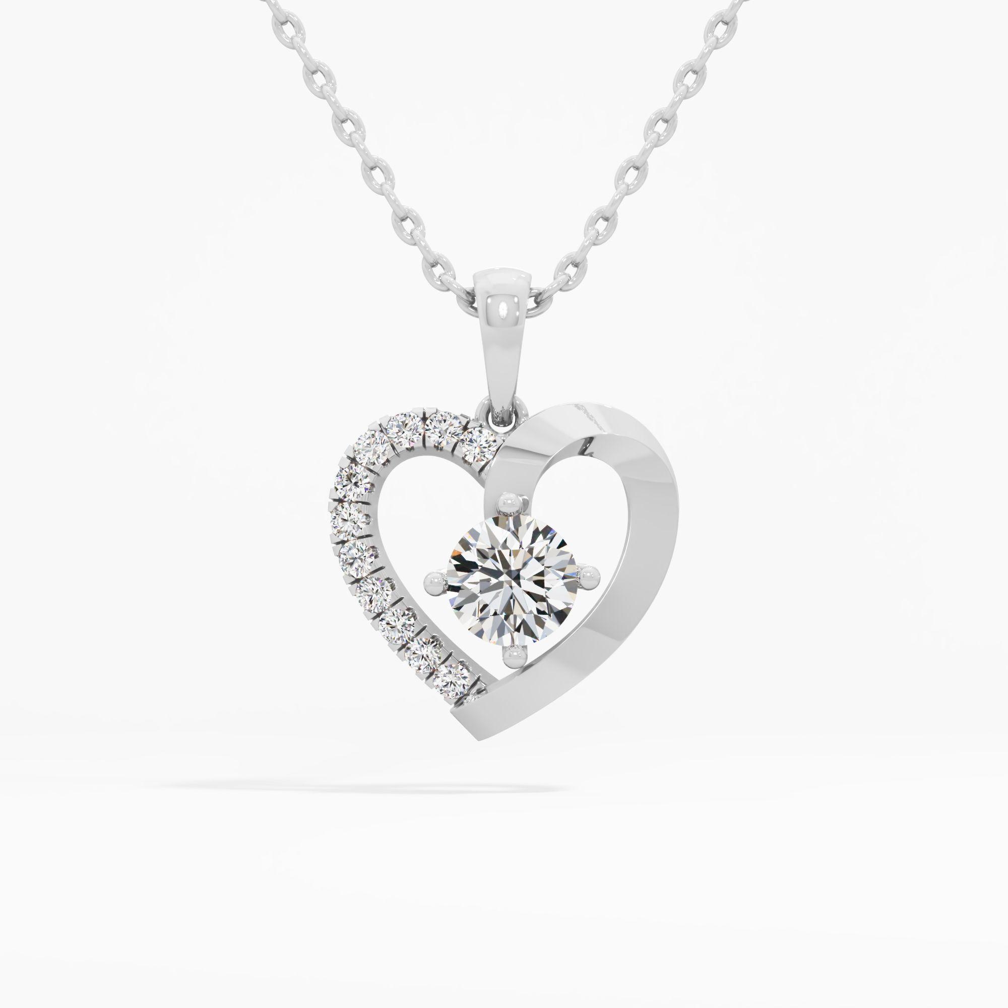 Dazzling Harmony Heart Pendant