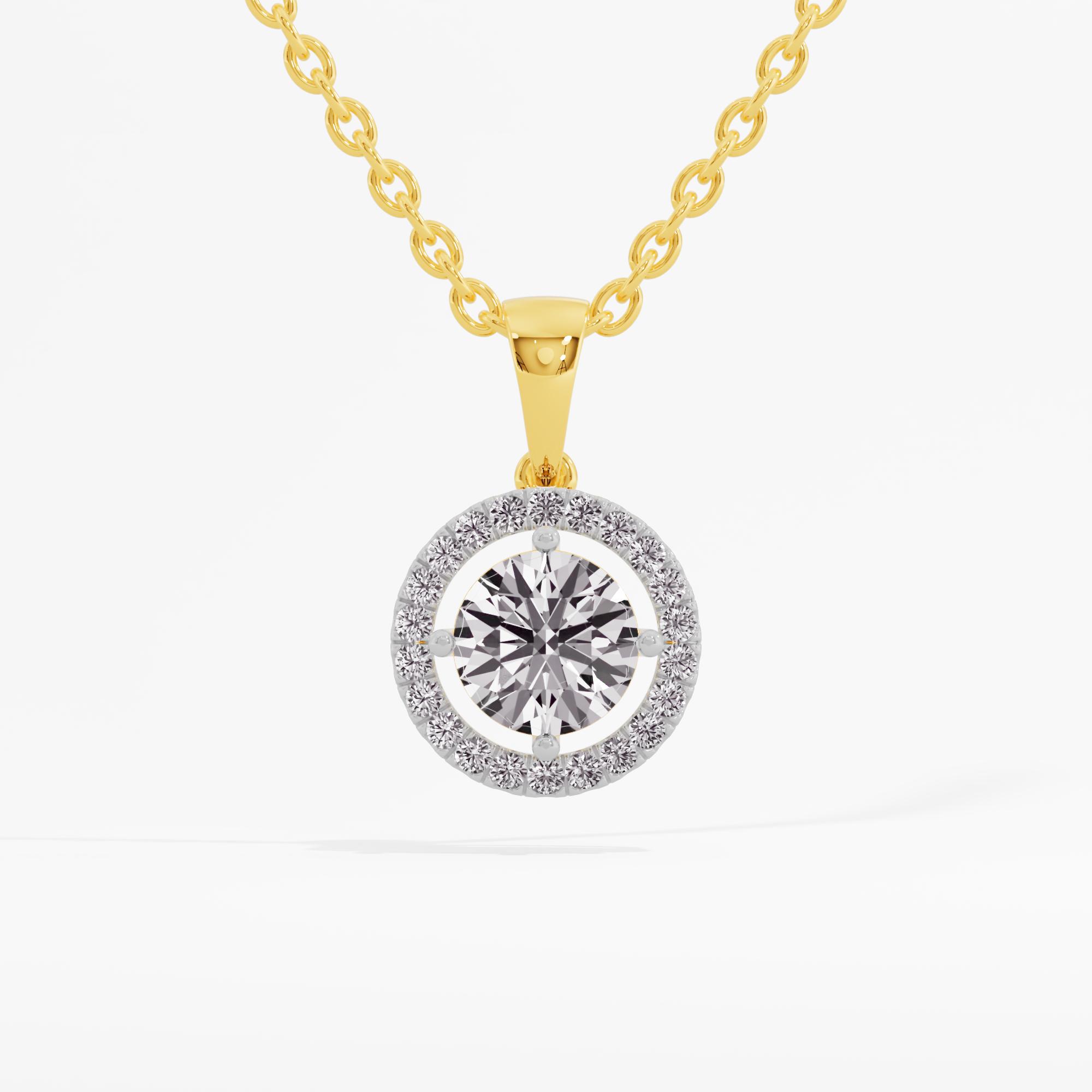 Shimmering Mystic Halo Pendant