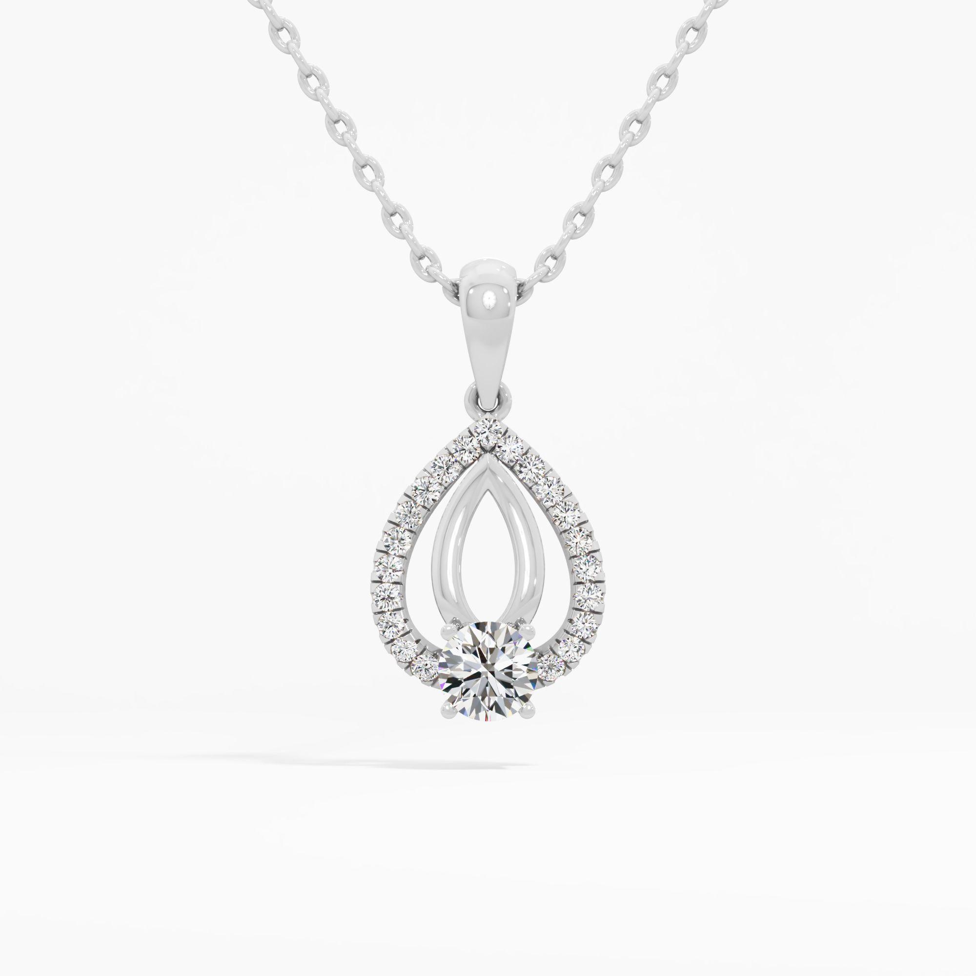 Eternal Dewdrop Solitaire Pendant