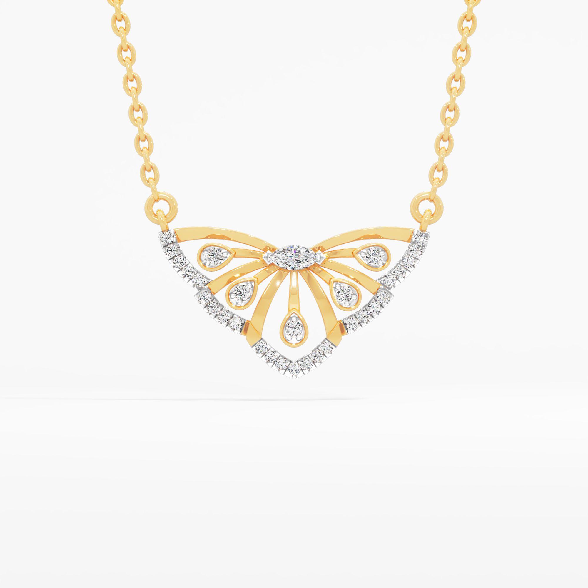 Butterfly Wing Statement Pendant