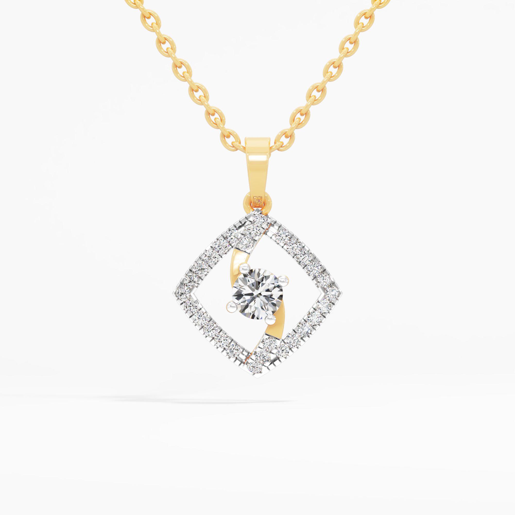 Apex Polaris Solitaire Diamond Pendant