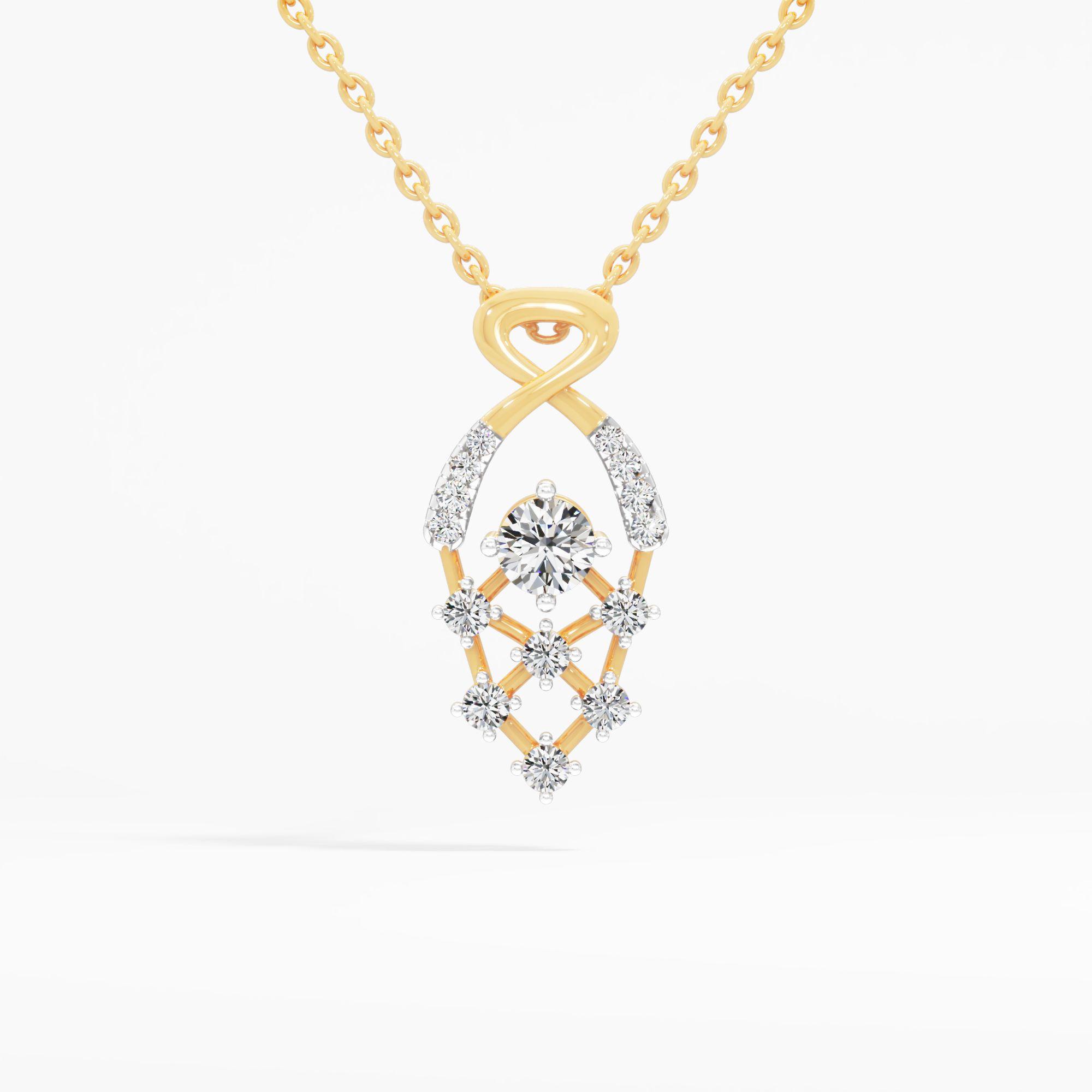 The Arabesque Solitaire Pendant