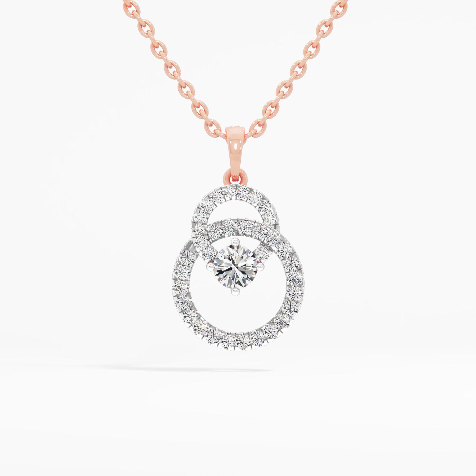 Eternal Orbits Solitaire Pendant