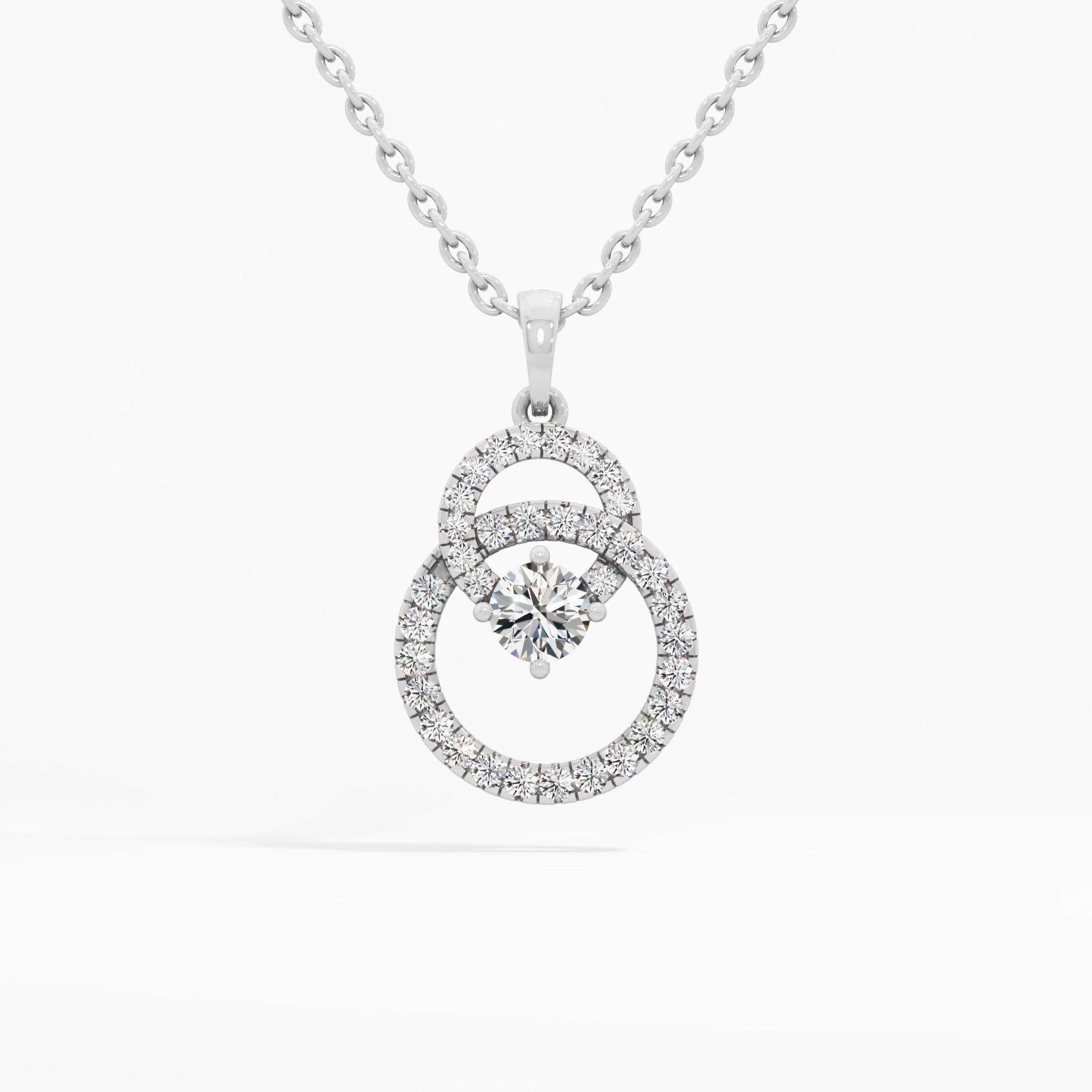 Eternal Orbits Solitaire Pendant