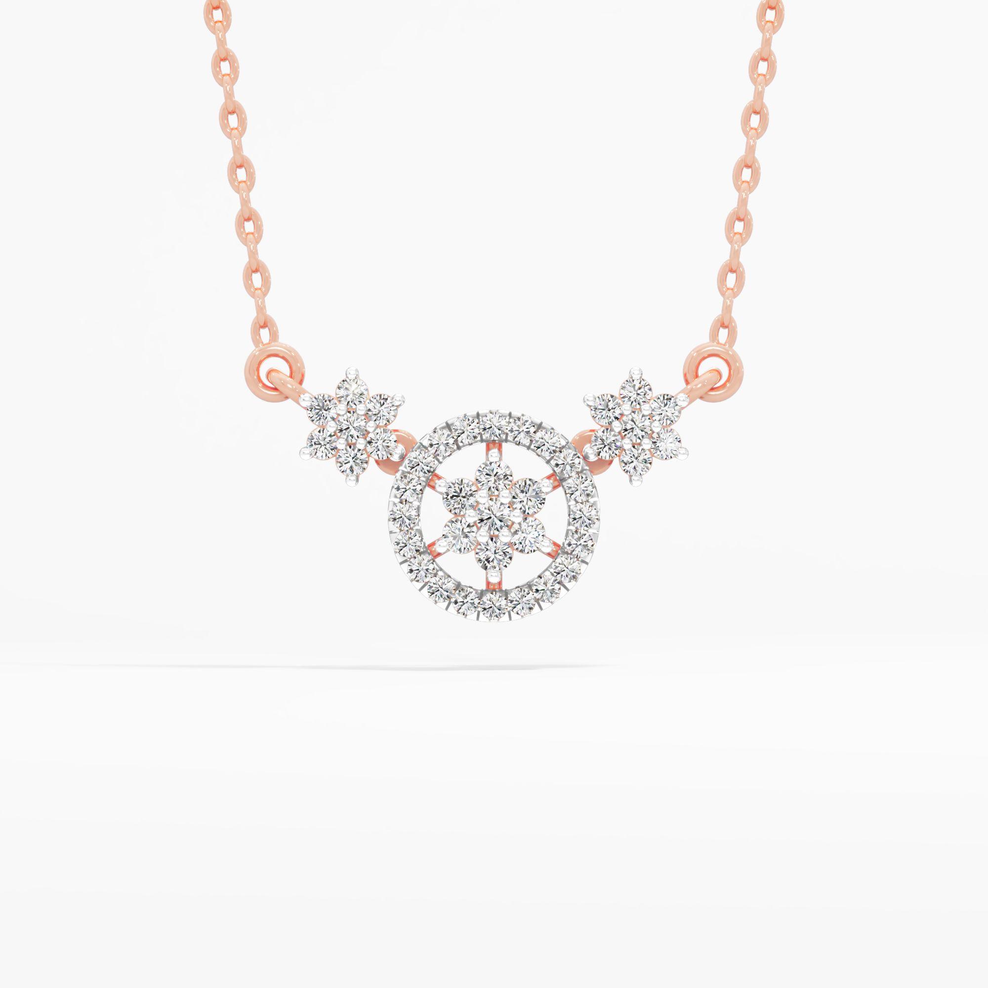 Trio Starbloom Diamond Pendant