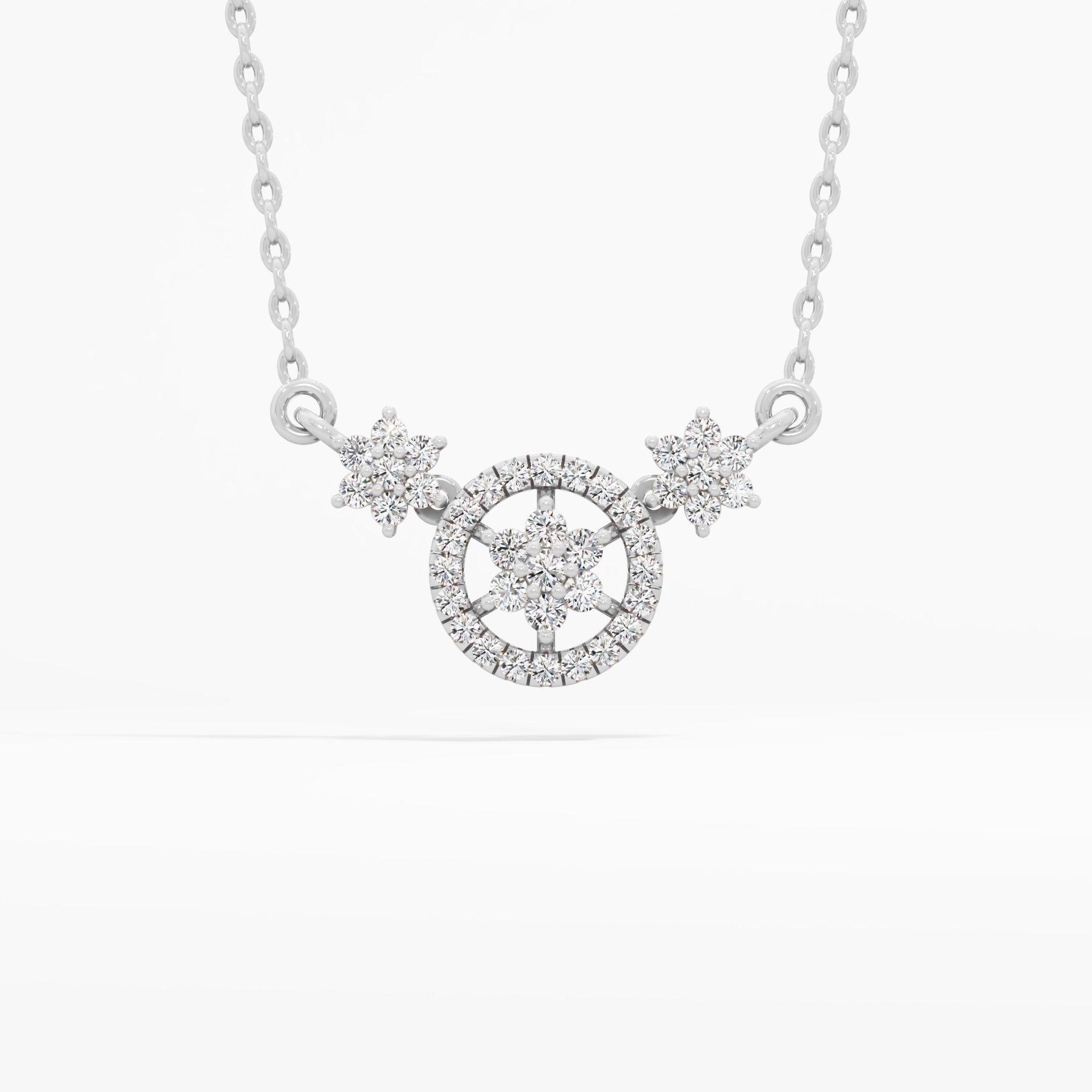 Trio Starbloom Diamond Pendant