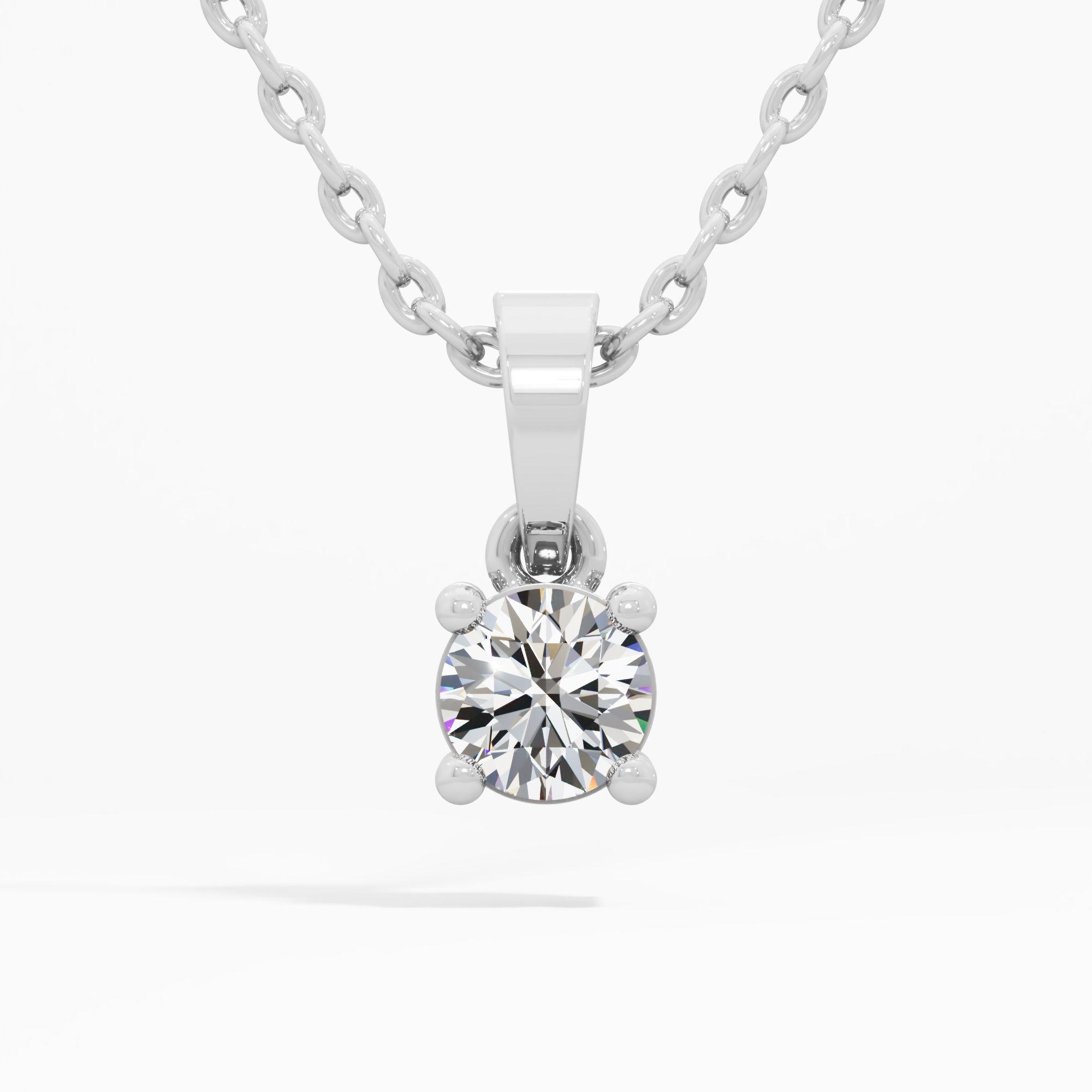 Eternal Glow Solitaire Pendant