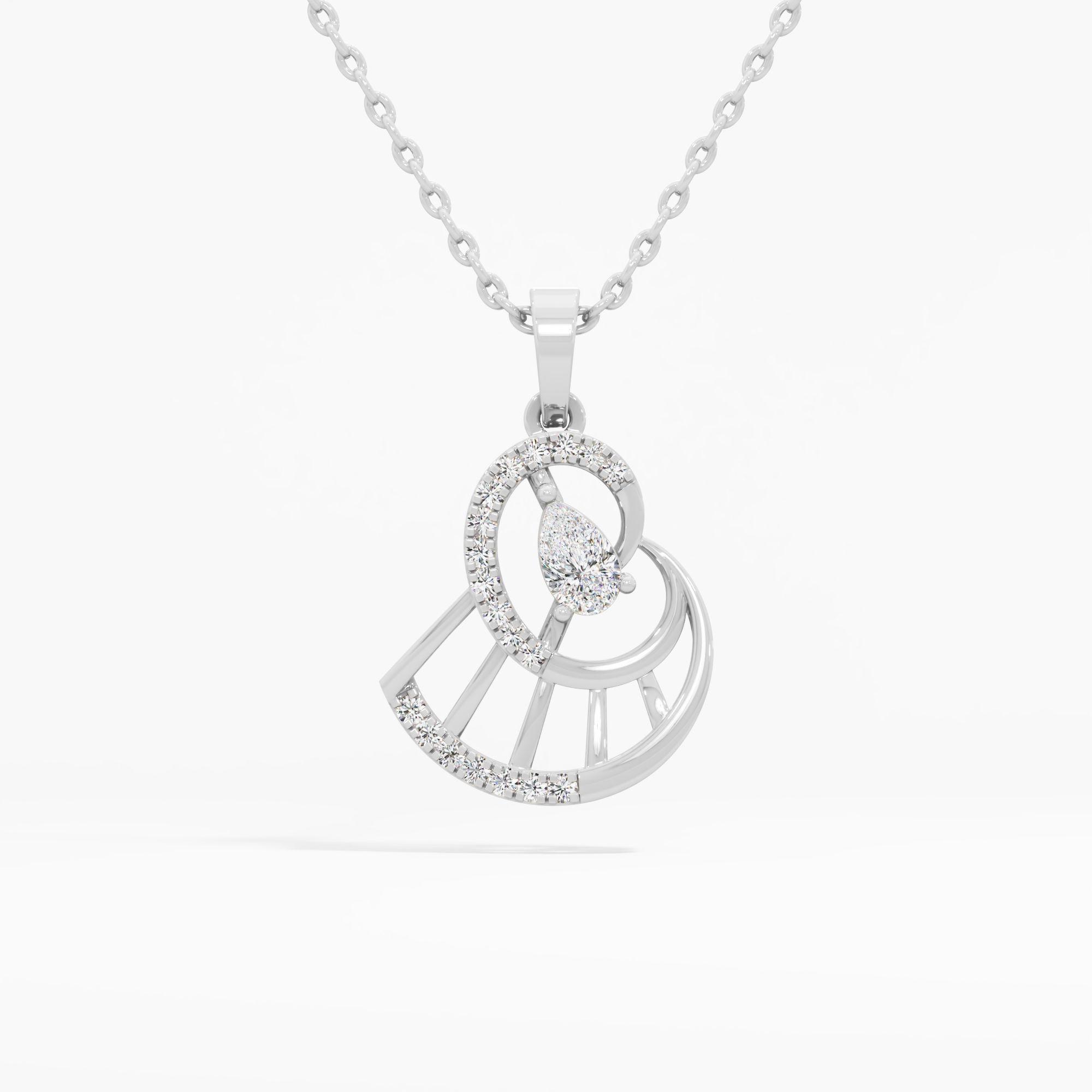 Lumina Curve Diamond Pendant