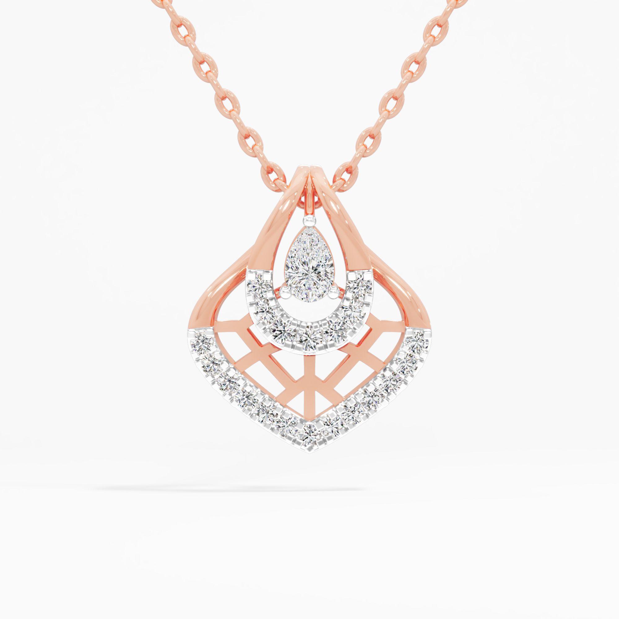 Radiant Pear Embrace Pendant