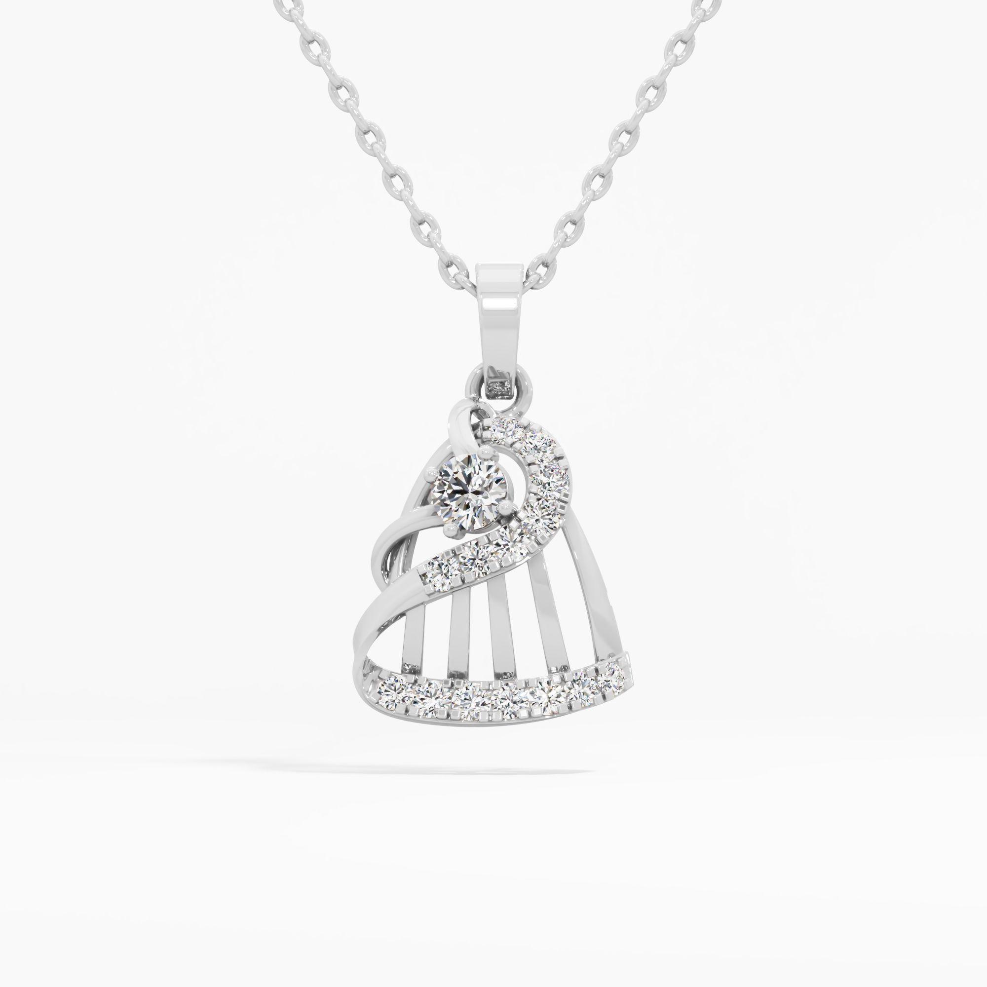 Enliven Crest Diamond Pendant