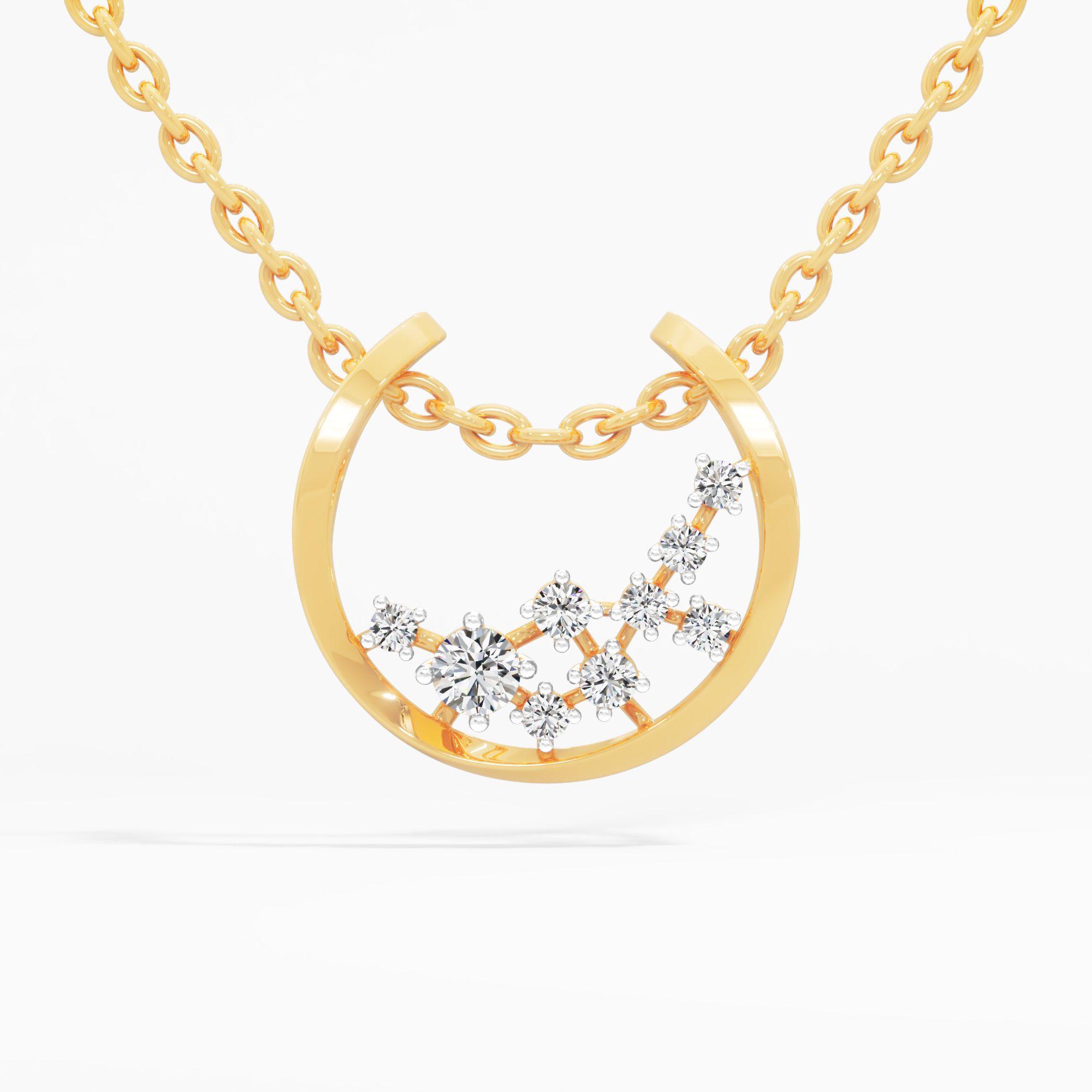 Stars constellation Diamond Pendant