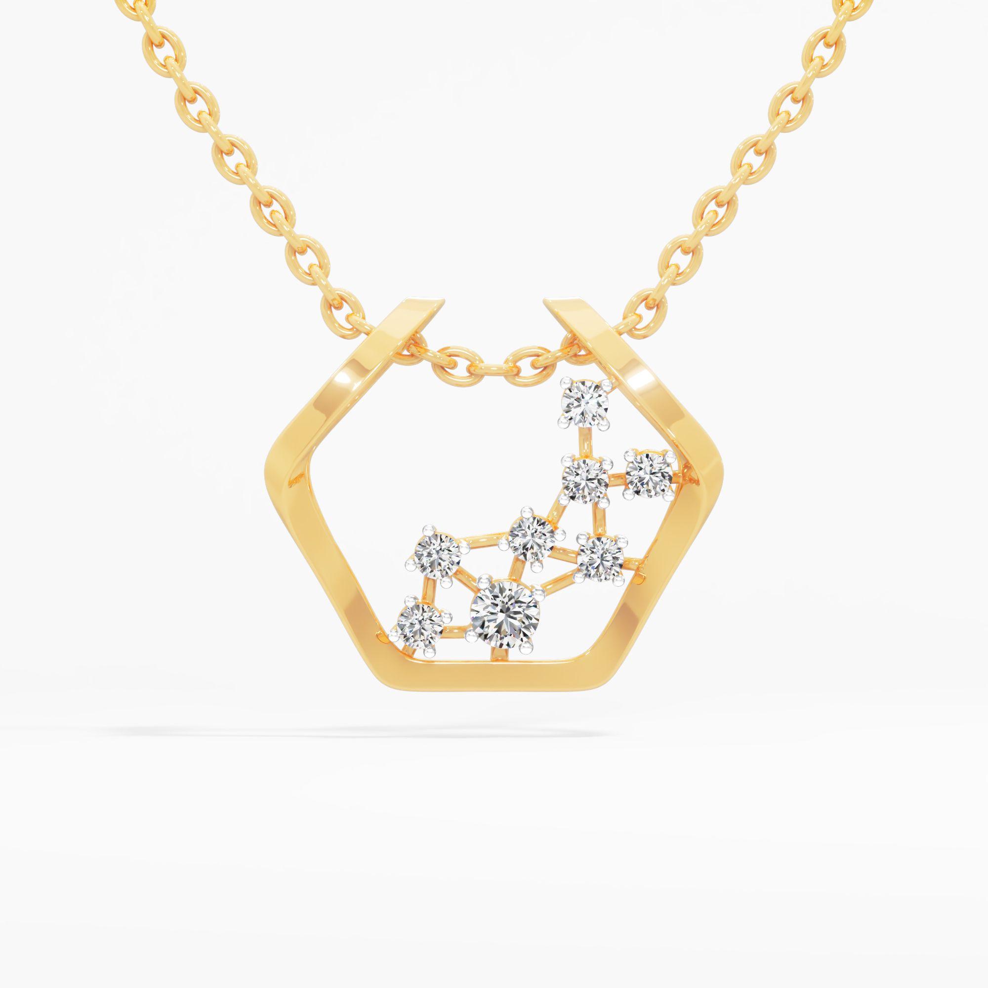 The Cosmos Hexagon Pendant
