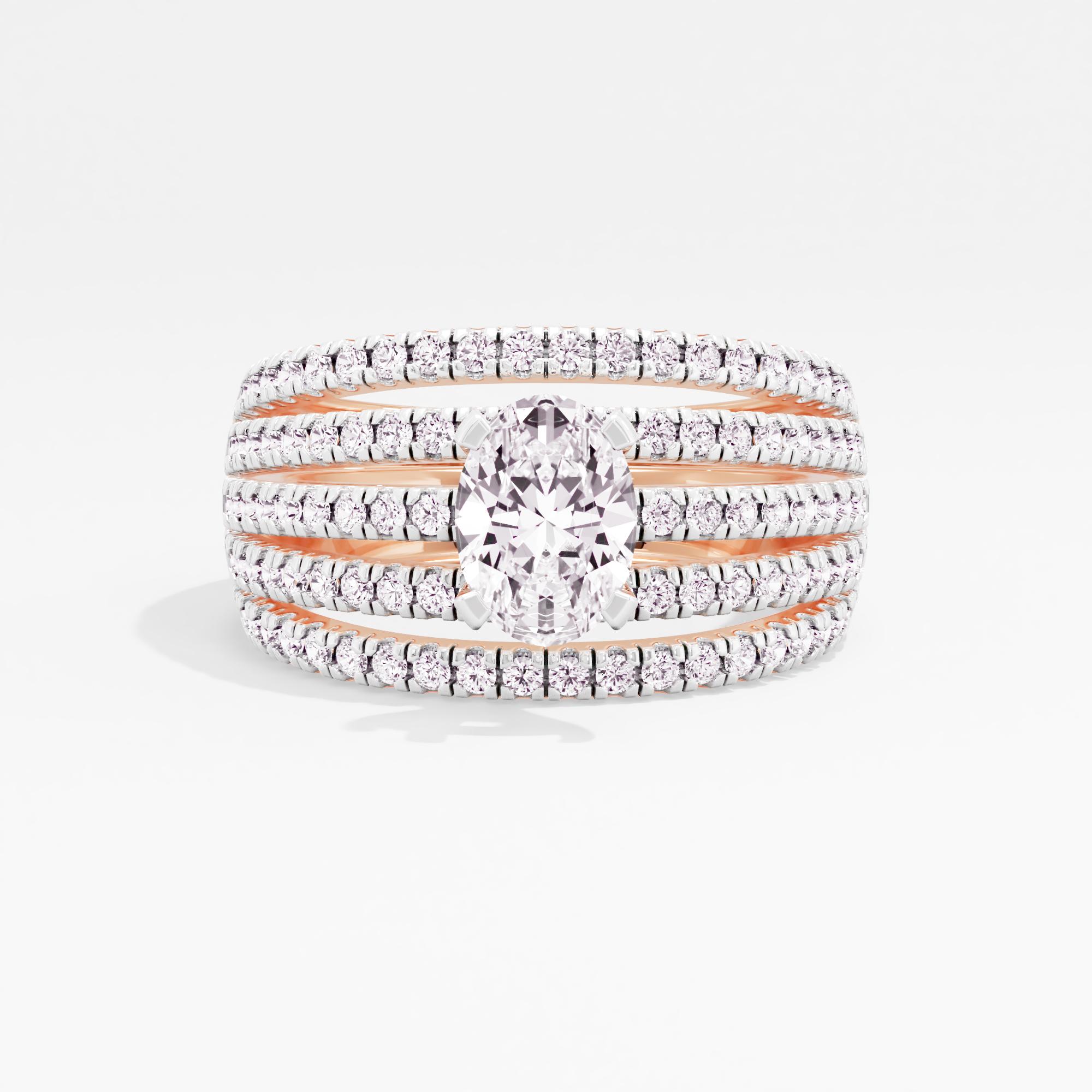 Union Belle Solitaire Bridal Ring Set
