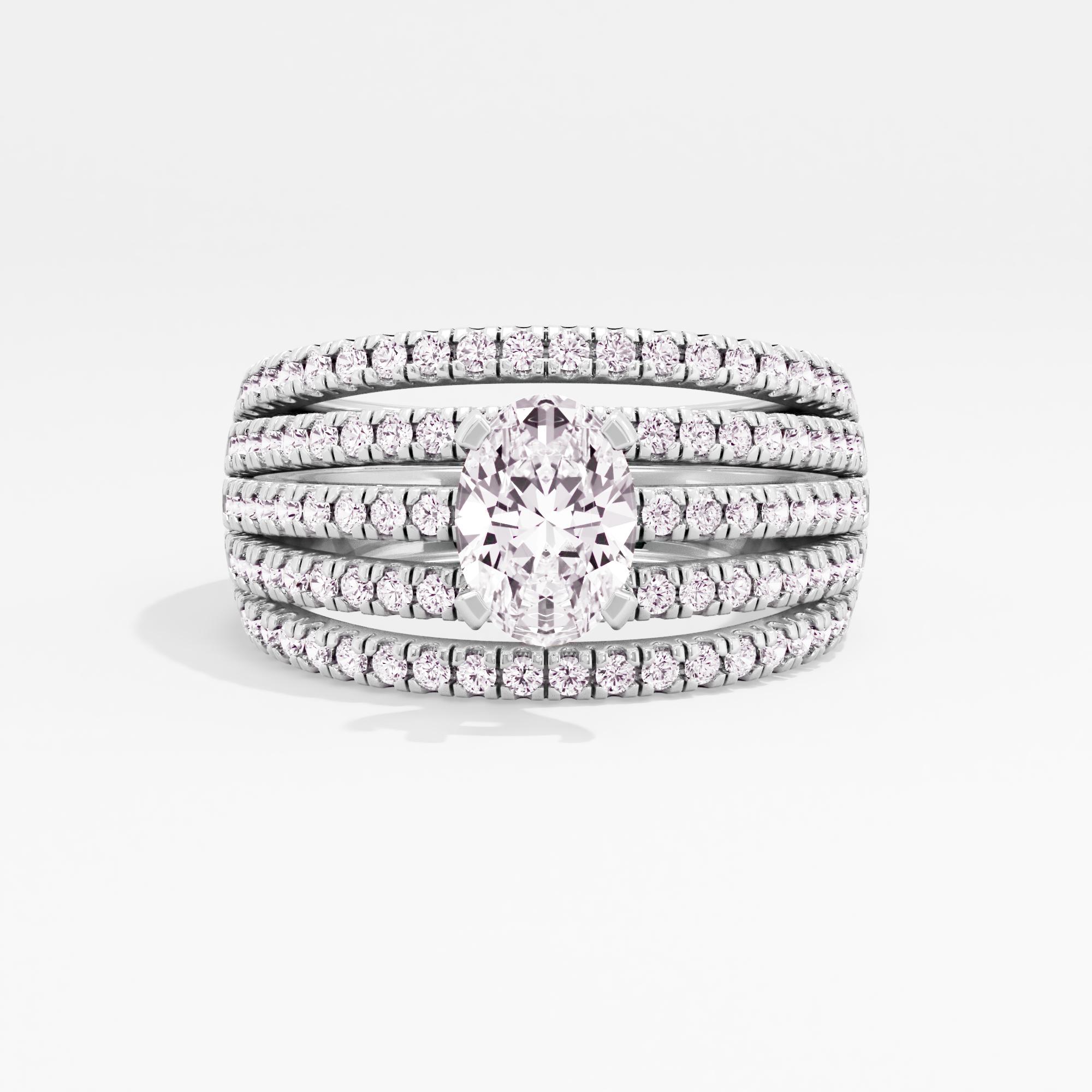 Union Belle Solitaire Bridal Ring Set