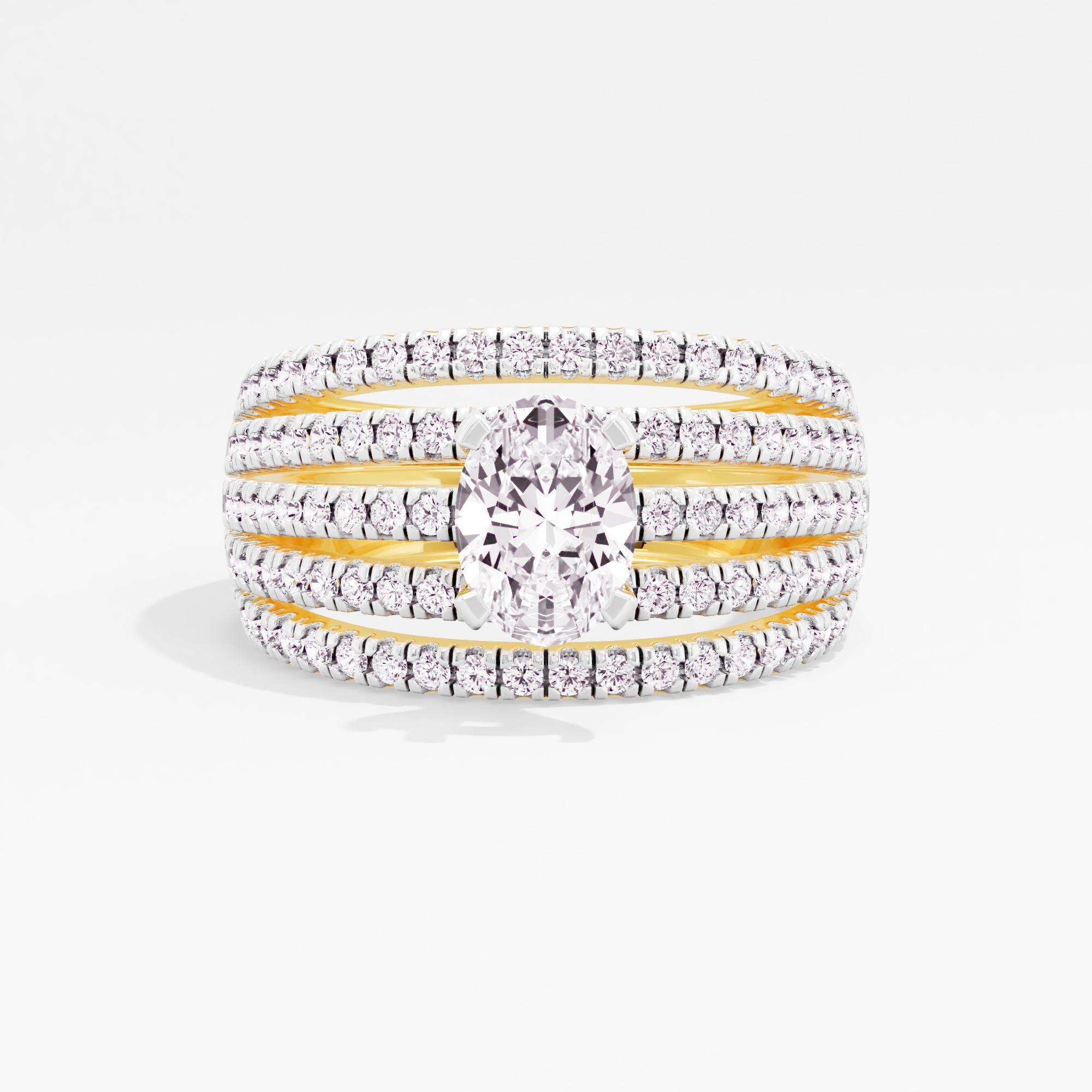 Union Belle Solitaire Bridal Ring Set