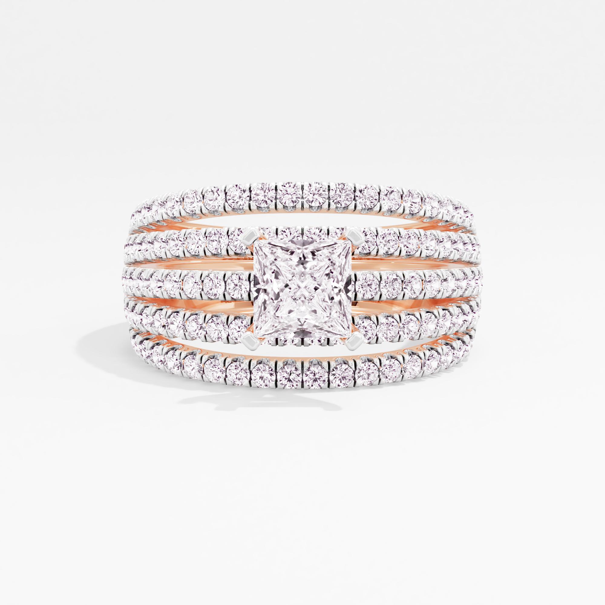 Luxe Eternia Solitaire Bridal Ring Set