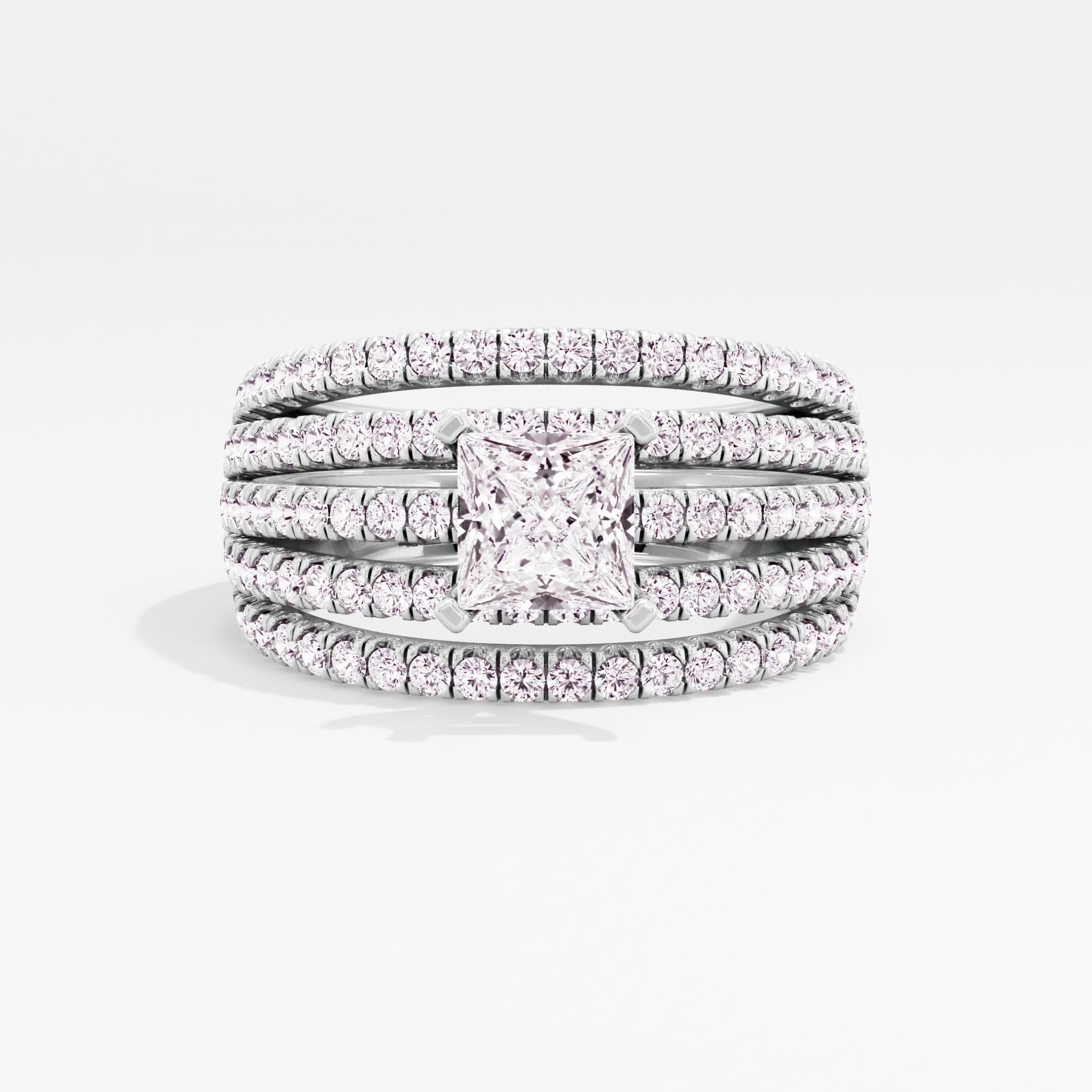 Luxe Eternia Solitaire Bridal Ring Set