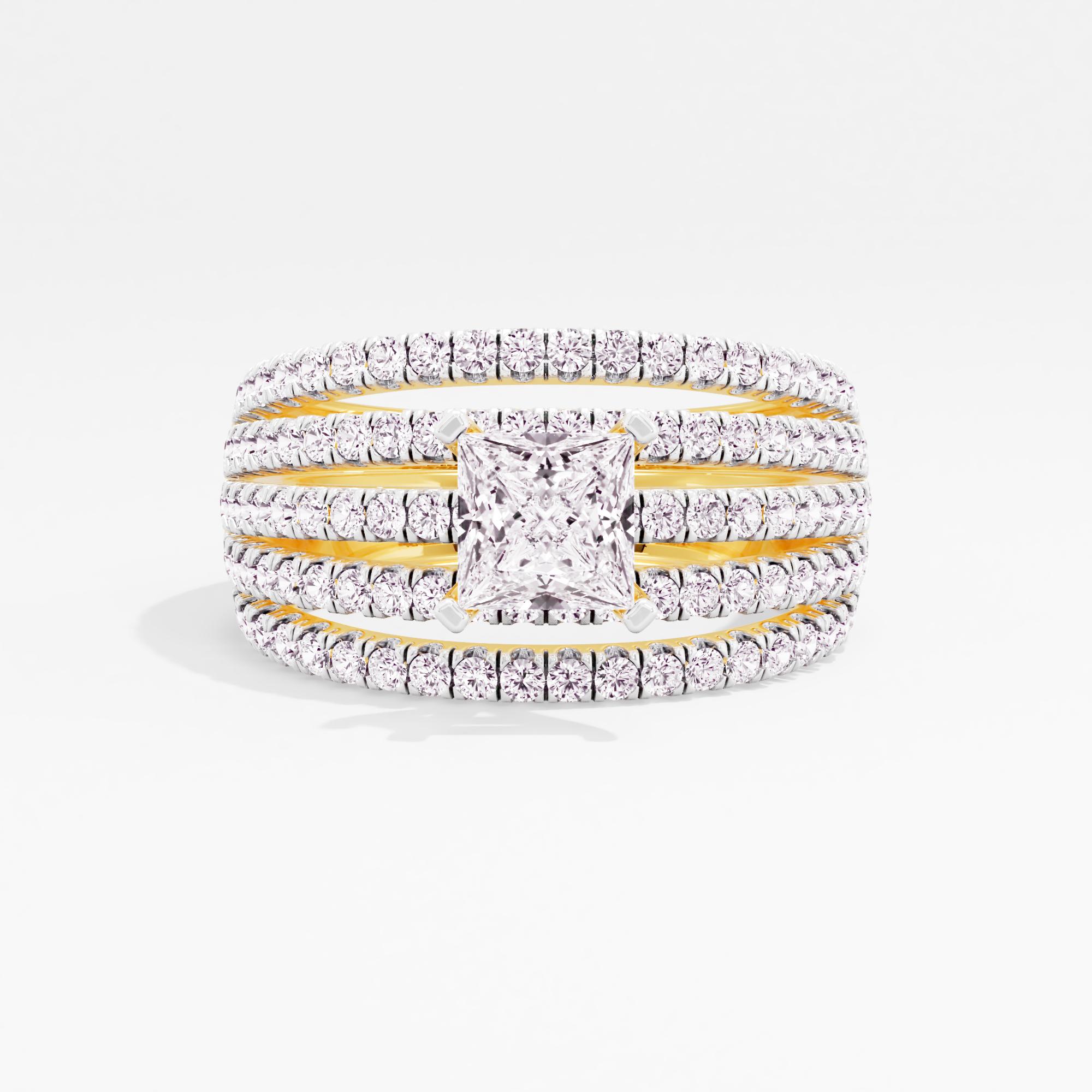 Luxe Eternia Solitaire Bridal Ring Set