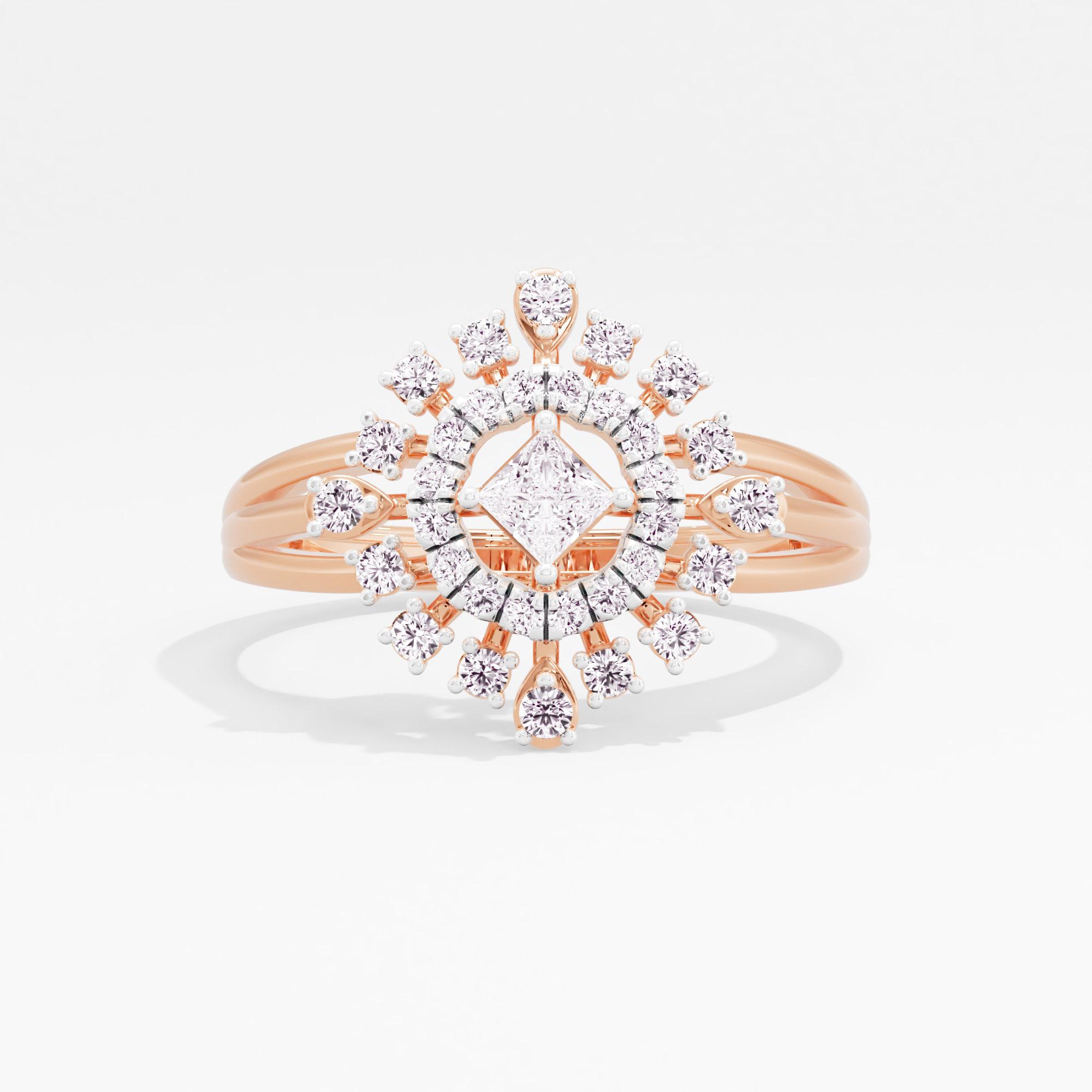Glimmer Nova Halo Ring