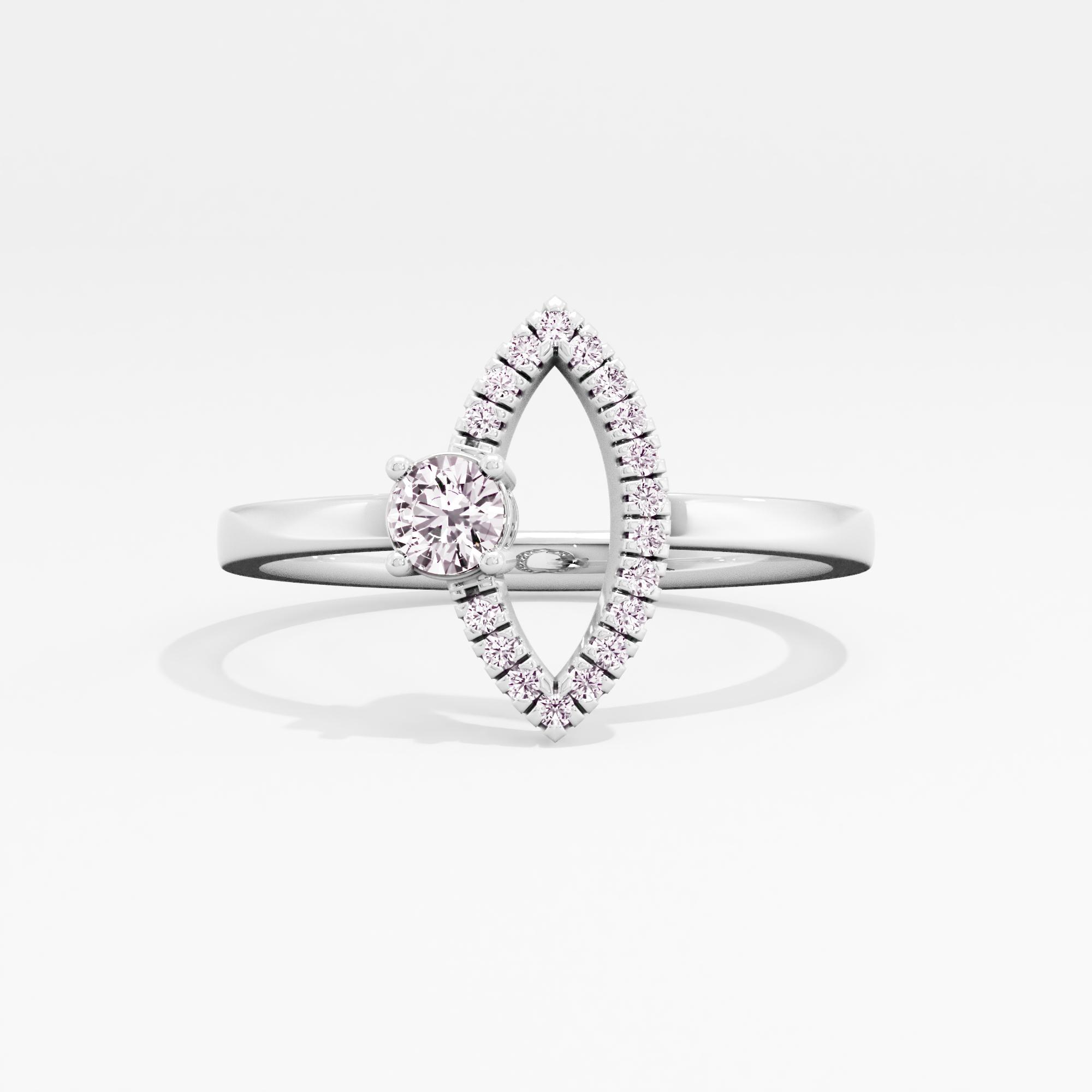 Enchanted Eye Solitaire Ring
