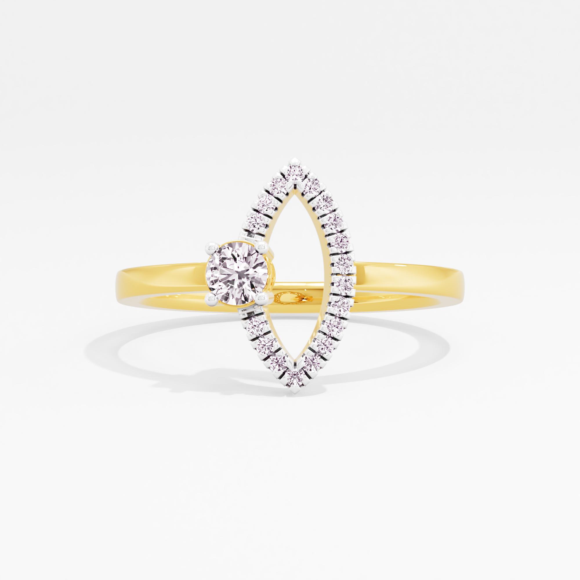 Enchanted Eye Solitaire Ring