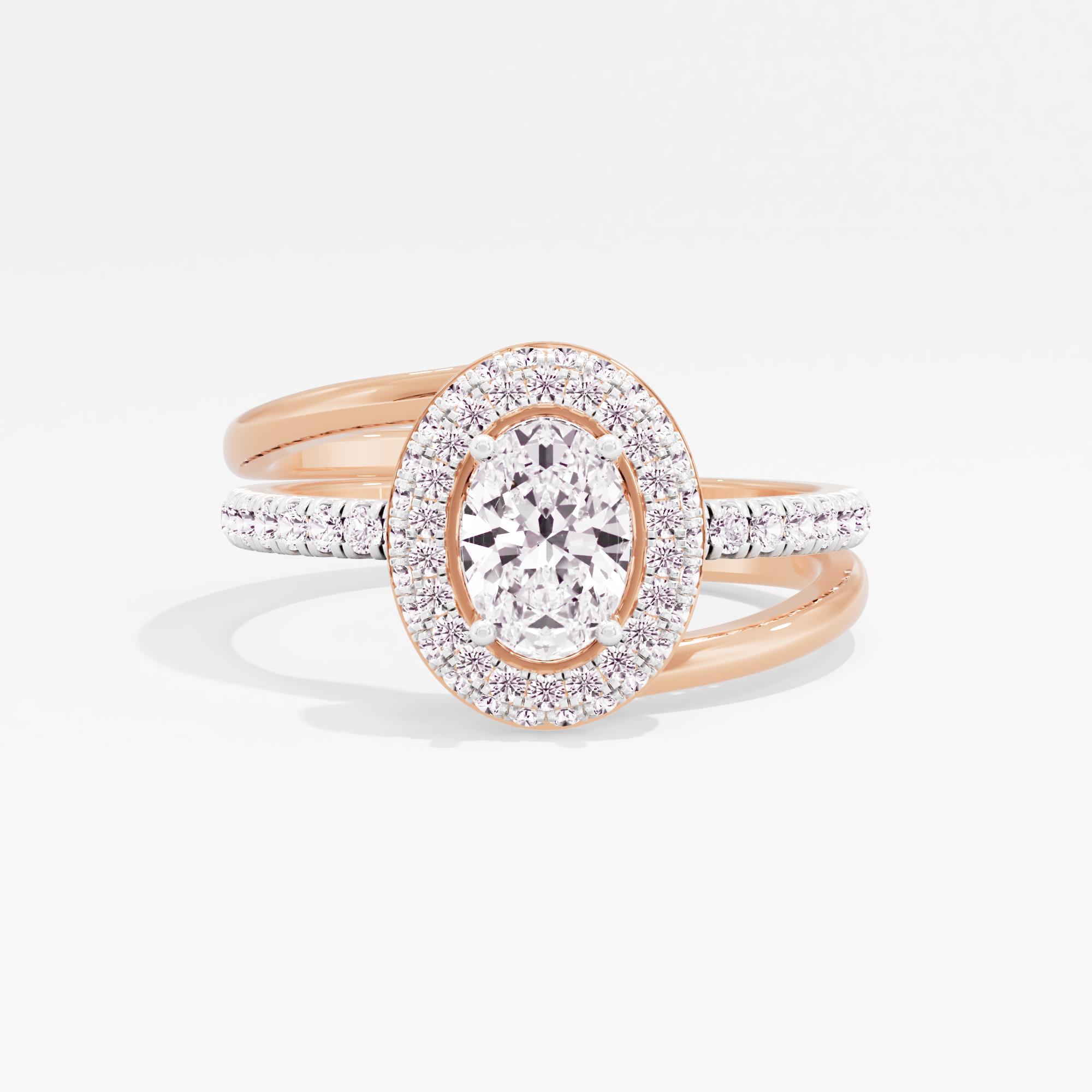 Passion's Diadem Detachable Halo Engagement Ring