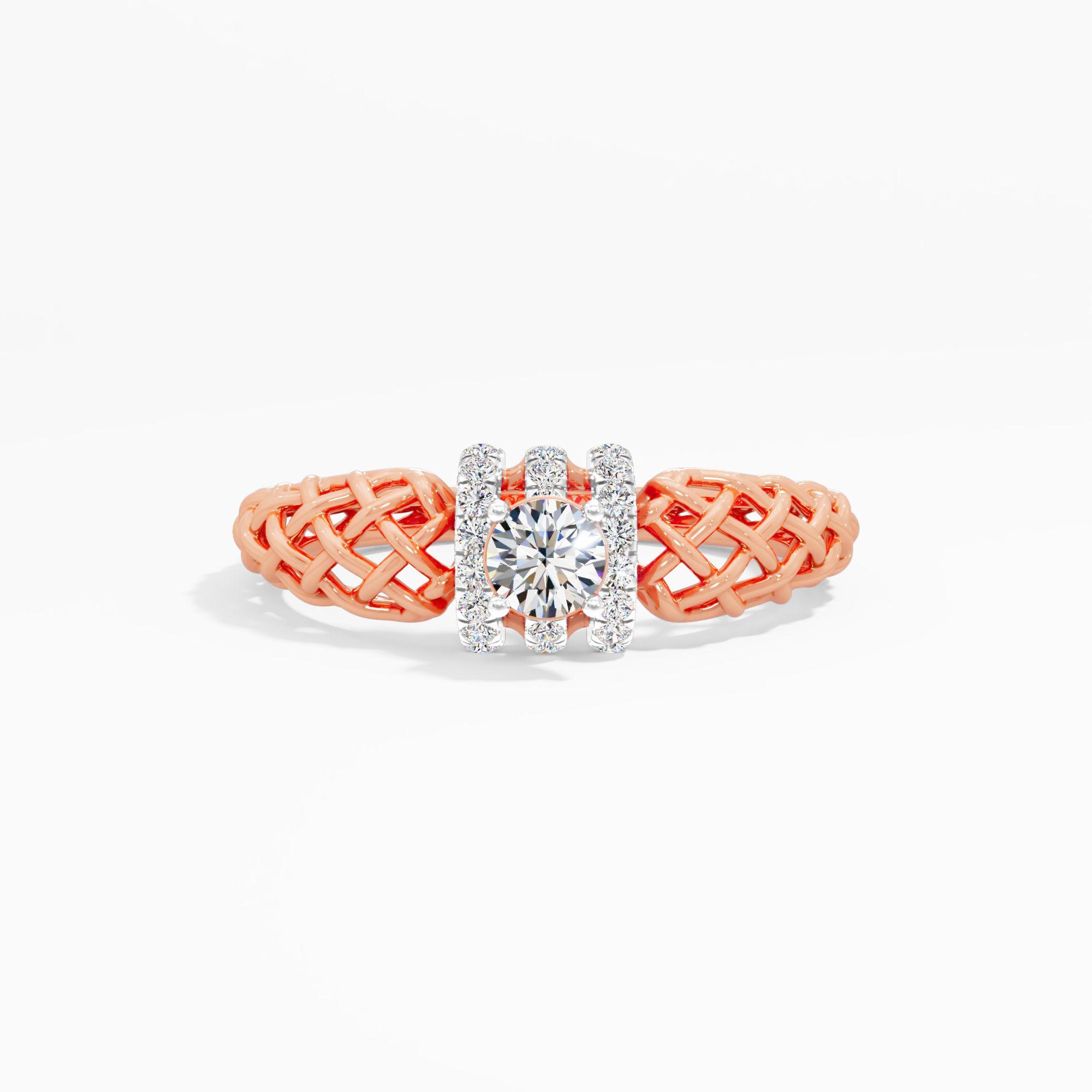Woven Dreams Round Accents Ring