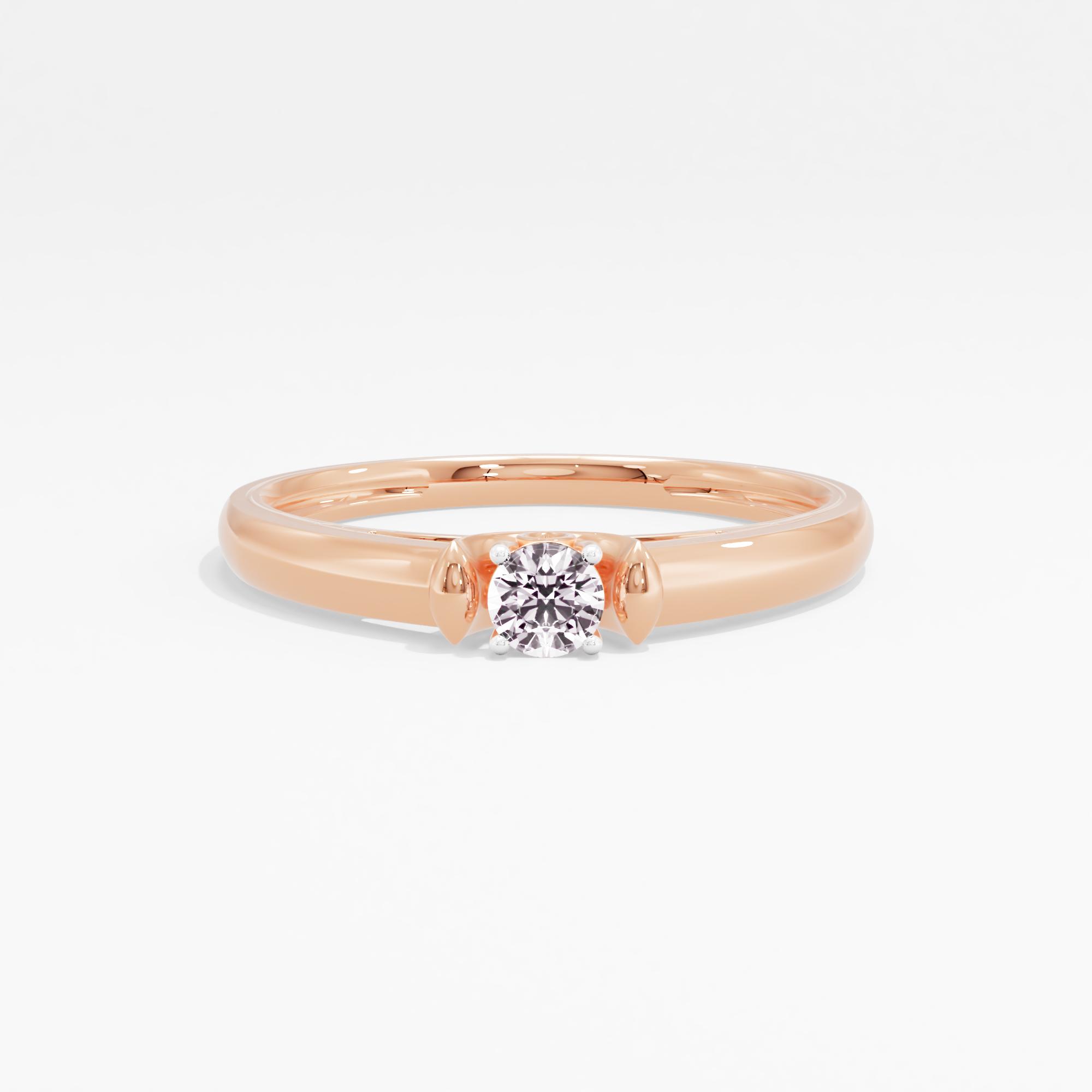 Gentle Breeze Solitaire Ring
