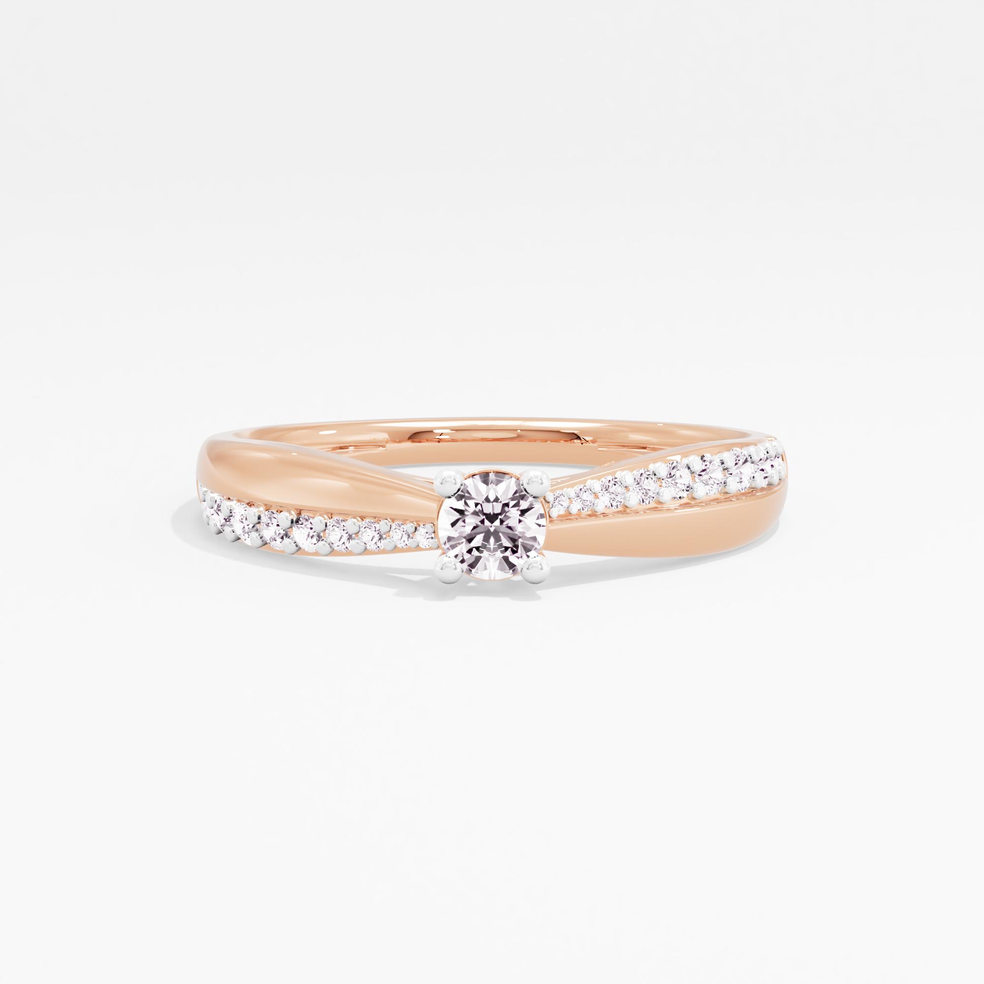 Starlit Commitment Solitaire Ring
