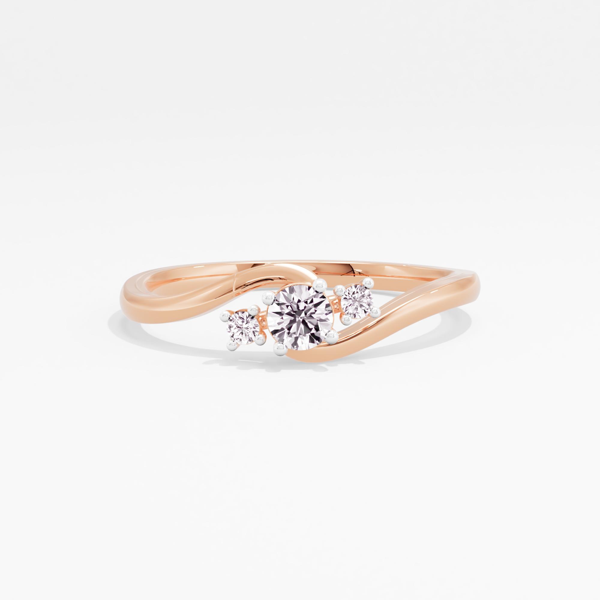 Harmony Triad 3 Stone Ring