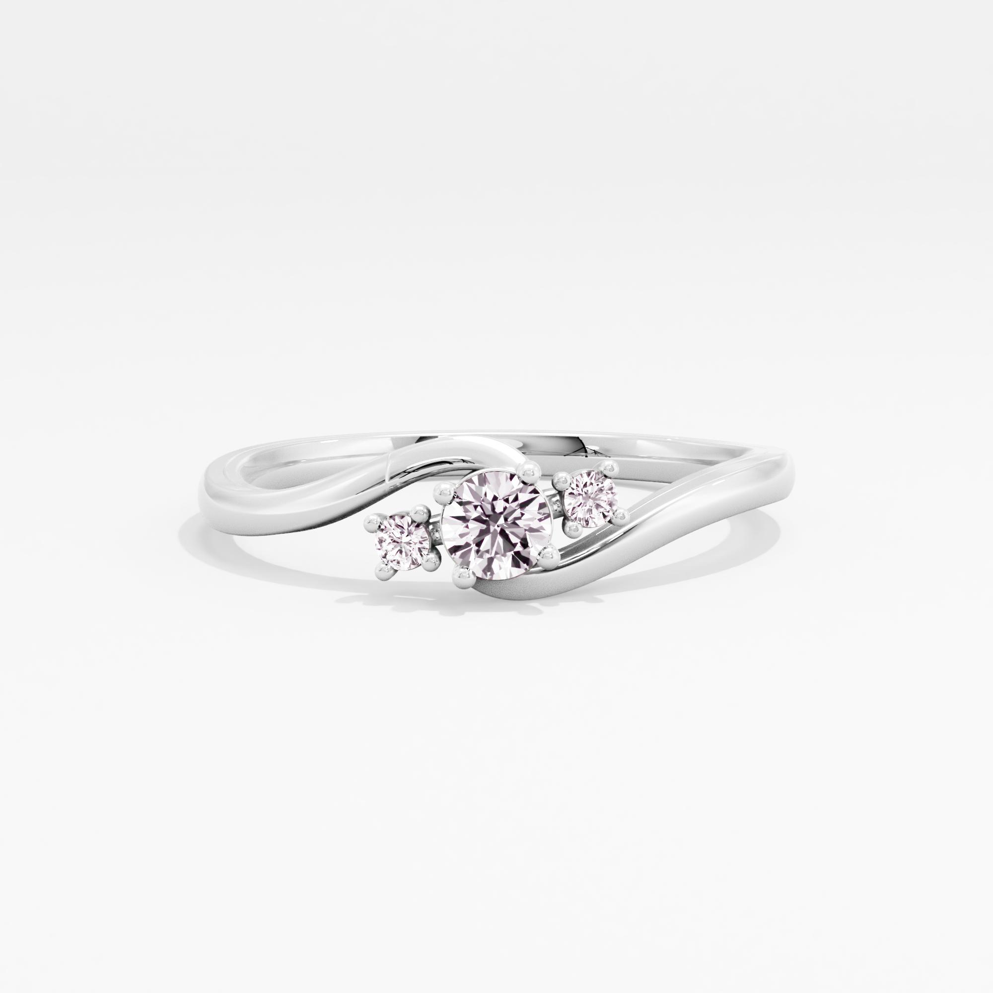 Harmony Triad 3 Stone Ring