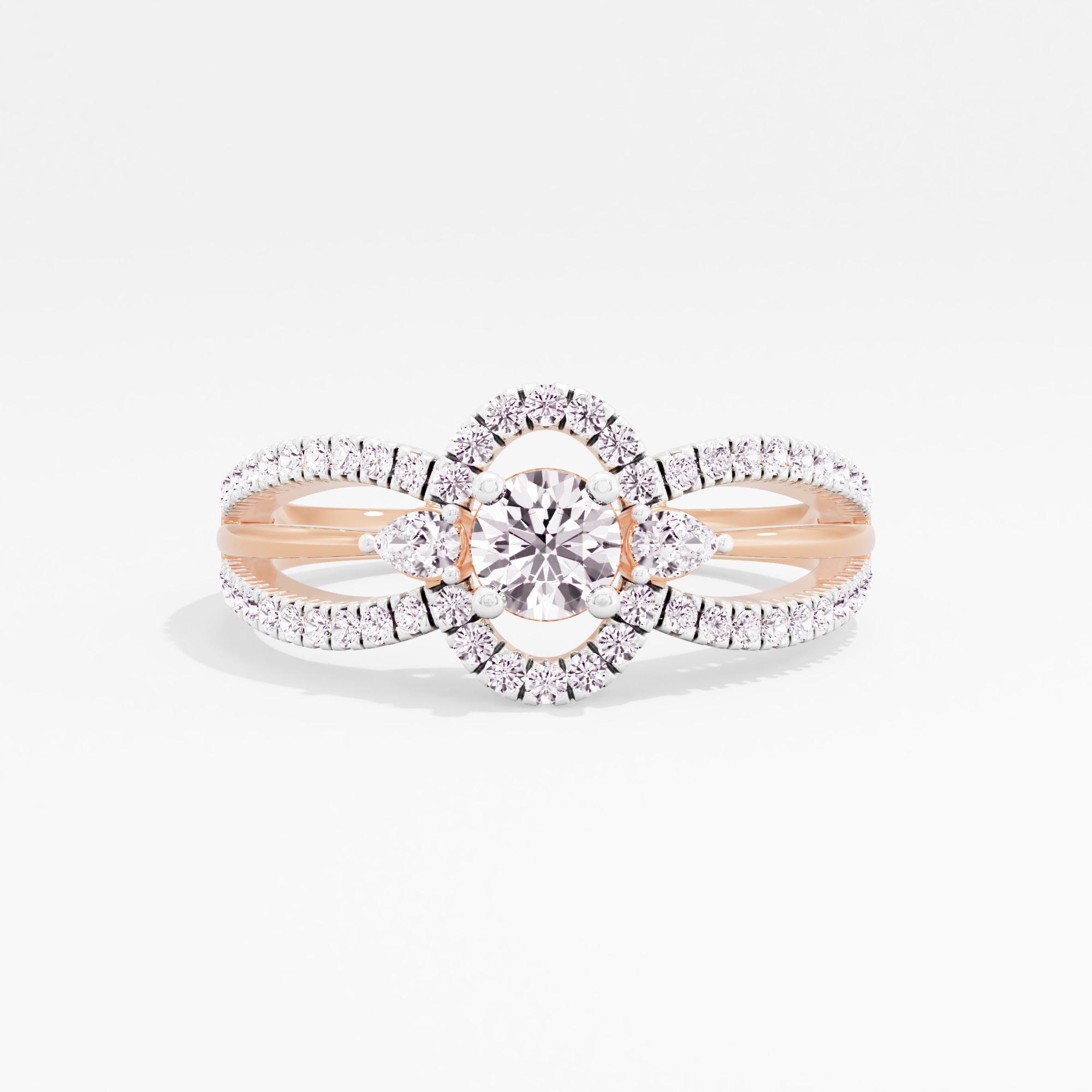 Ovalista Three Stone Ring